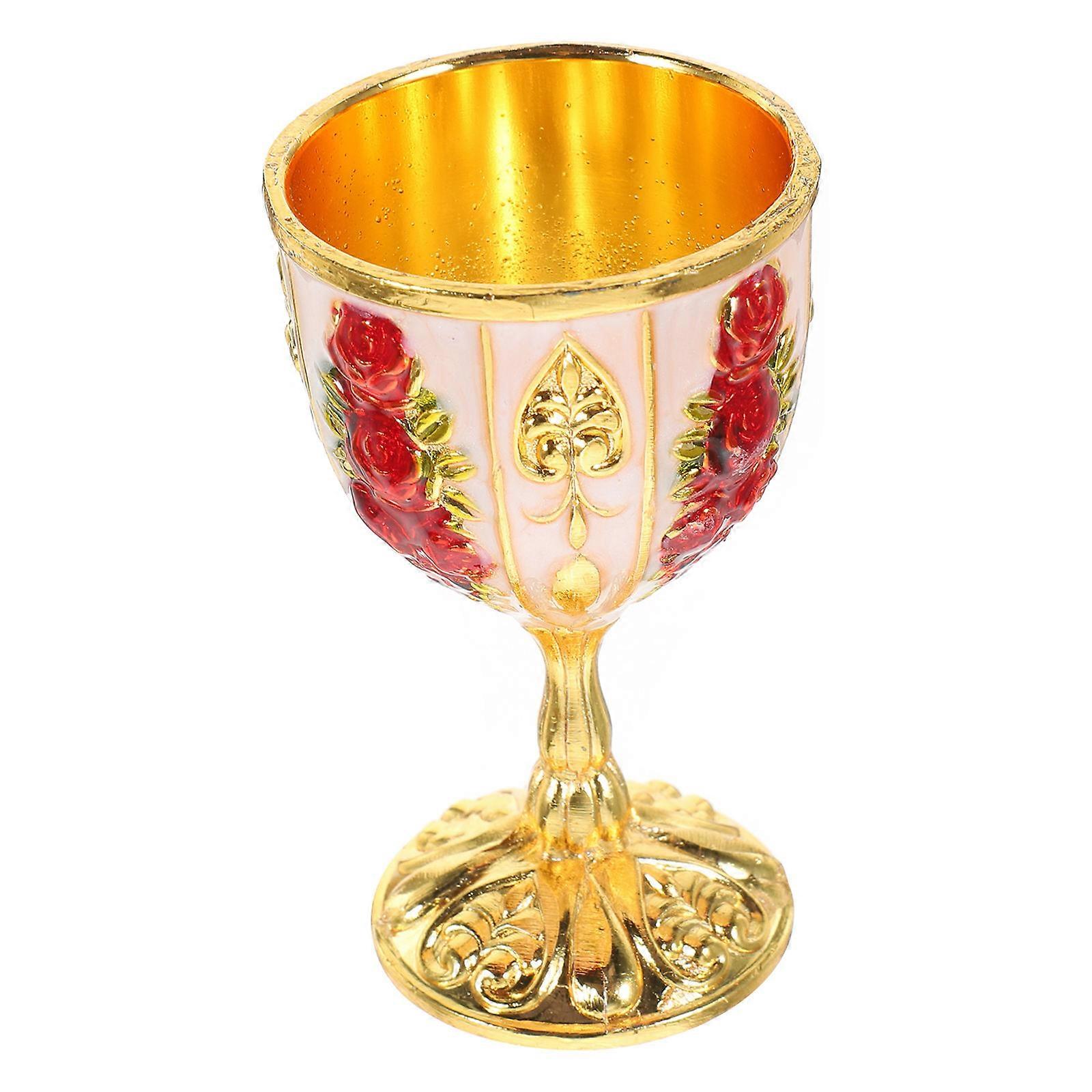 Vintage Style Mini Wine Cup Portable Cocktail Holder for Weddings, Parties & Celebrations – Ideal for Bride and Groom Drinks