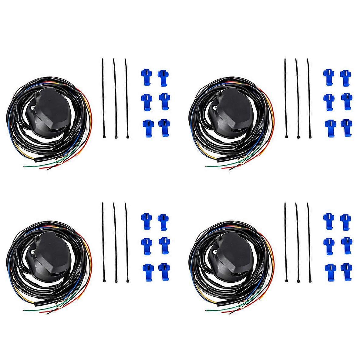  7 Pin Trailer Socket Cable 1.5M Wire for Car Trailer Wiring