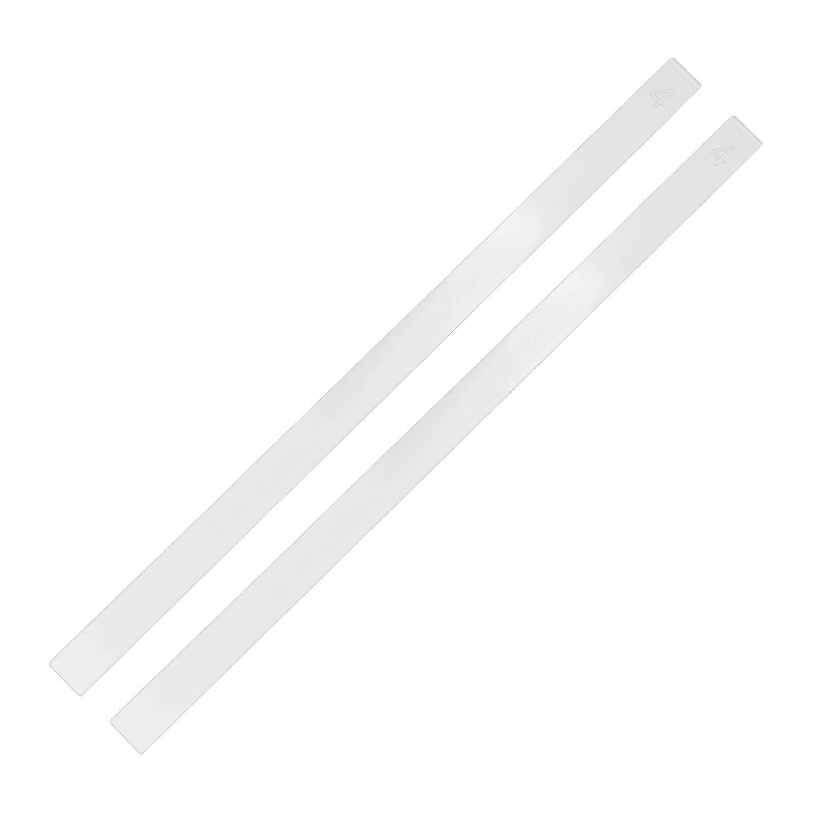 Rolling Pin With Guides Butter Cookie Leveler Acrylic Cookie Thickness Ruler Small And Portable 2Pcs