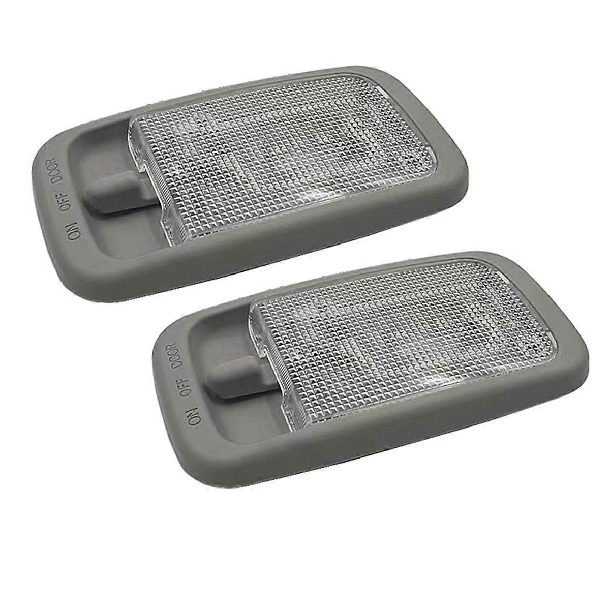 2Pcs Car Overhead Console Reading Lights Ceiling Lamp for