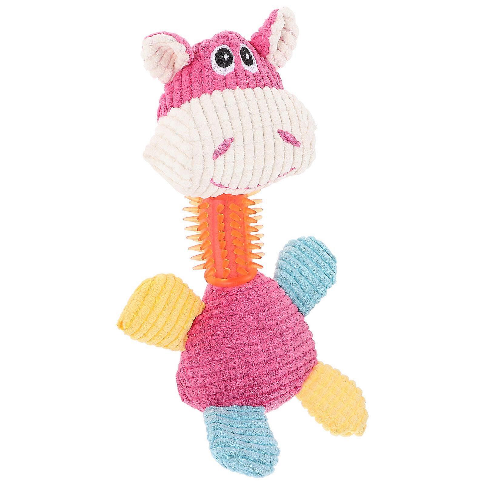 Puppy Toys For Chewing Pet Plush Toy Interactive Comfort Cartoon Shaped 9.8X5.5X3.1in 1Pcs