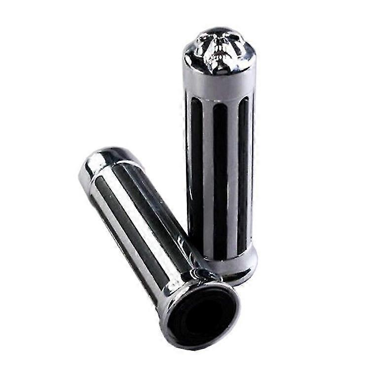 Modified Retro Style Handle for Motorcycles with Plastic Skull Head, Compatible with Certain Motorcycle Brands