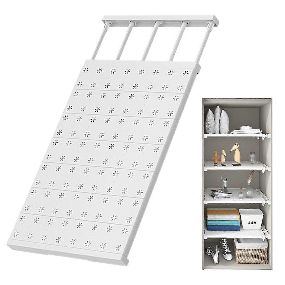 Shelf Insert for Cabinet, Adjustable Storage Shelf, 24 cm Wide, Expandable Shelves