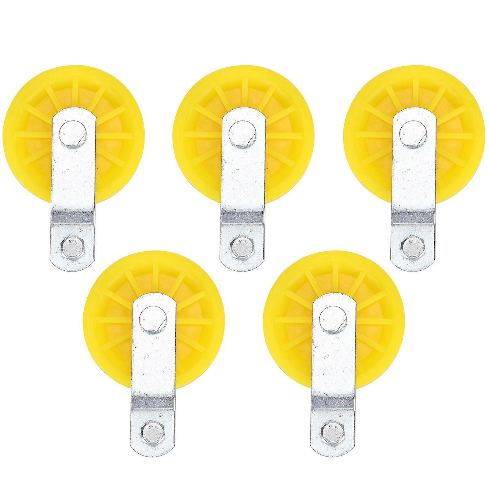5PCS Large Metal Automatic Waterline Fixed Pulley for Livestock Farm Chicken House