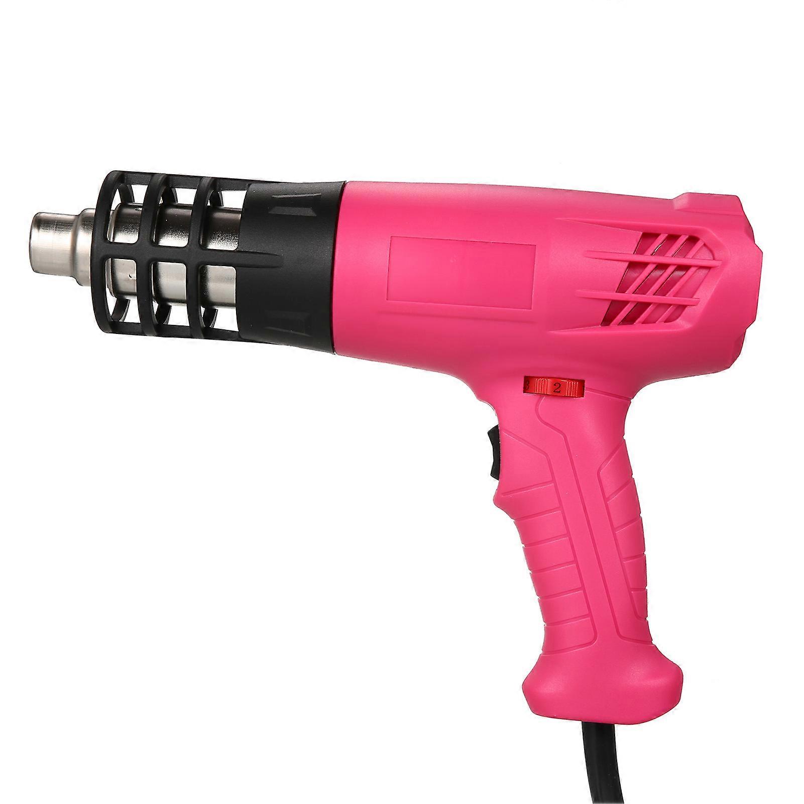 Hot Air Machine 1600-2000W Hot Air Heating Machine Kit with Dual Temperature Setting (122℉~1012℉) Fast Heating Tool with 4 Nozzles for Crafts Shrink 