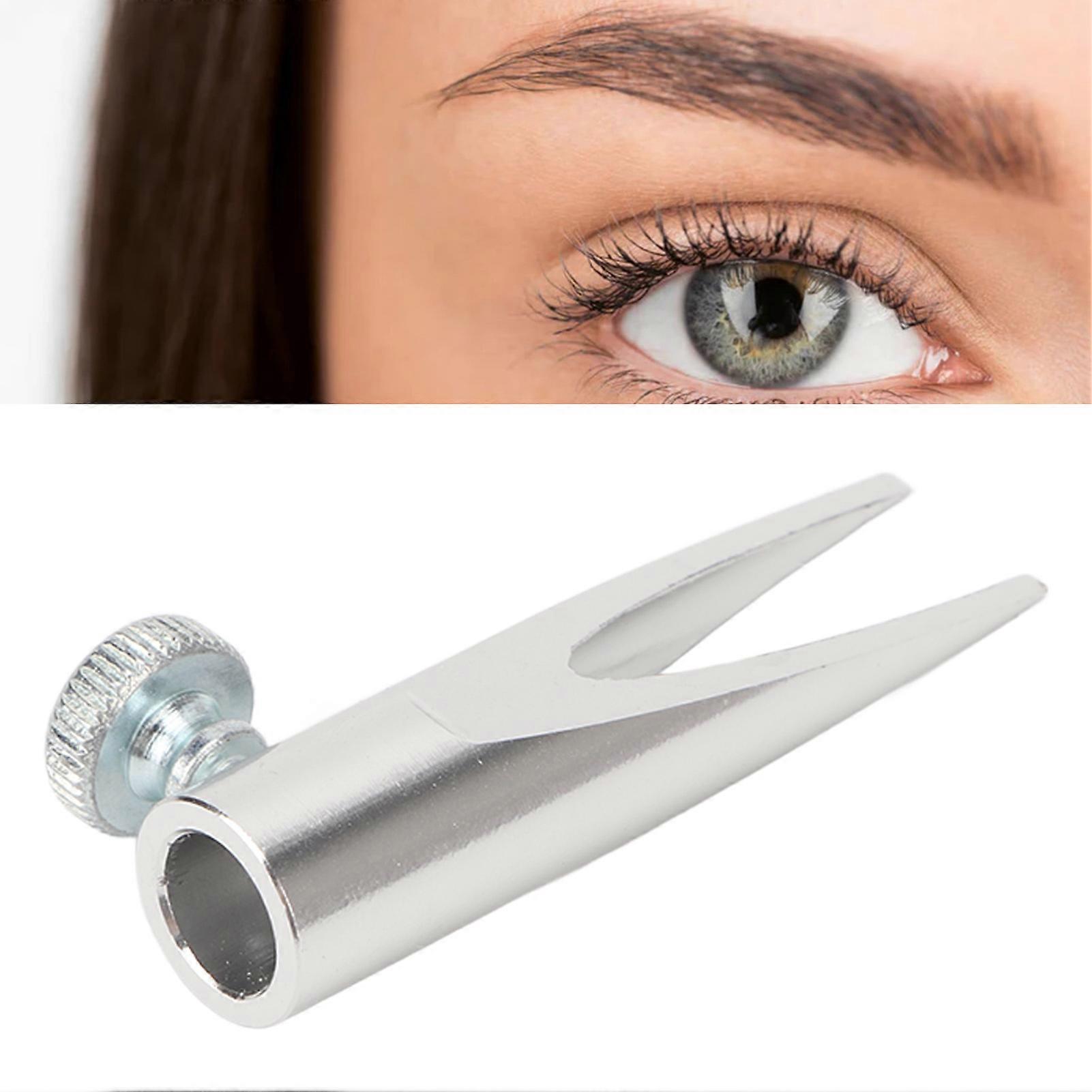 Eyebrow Pencil Sharpening Tool Firmly Fixing Adjust Screw Duckbill Eyebrow Pencil Sharpener Aid Silver 