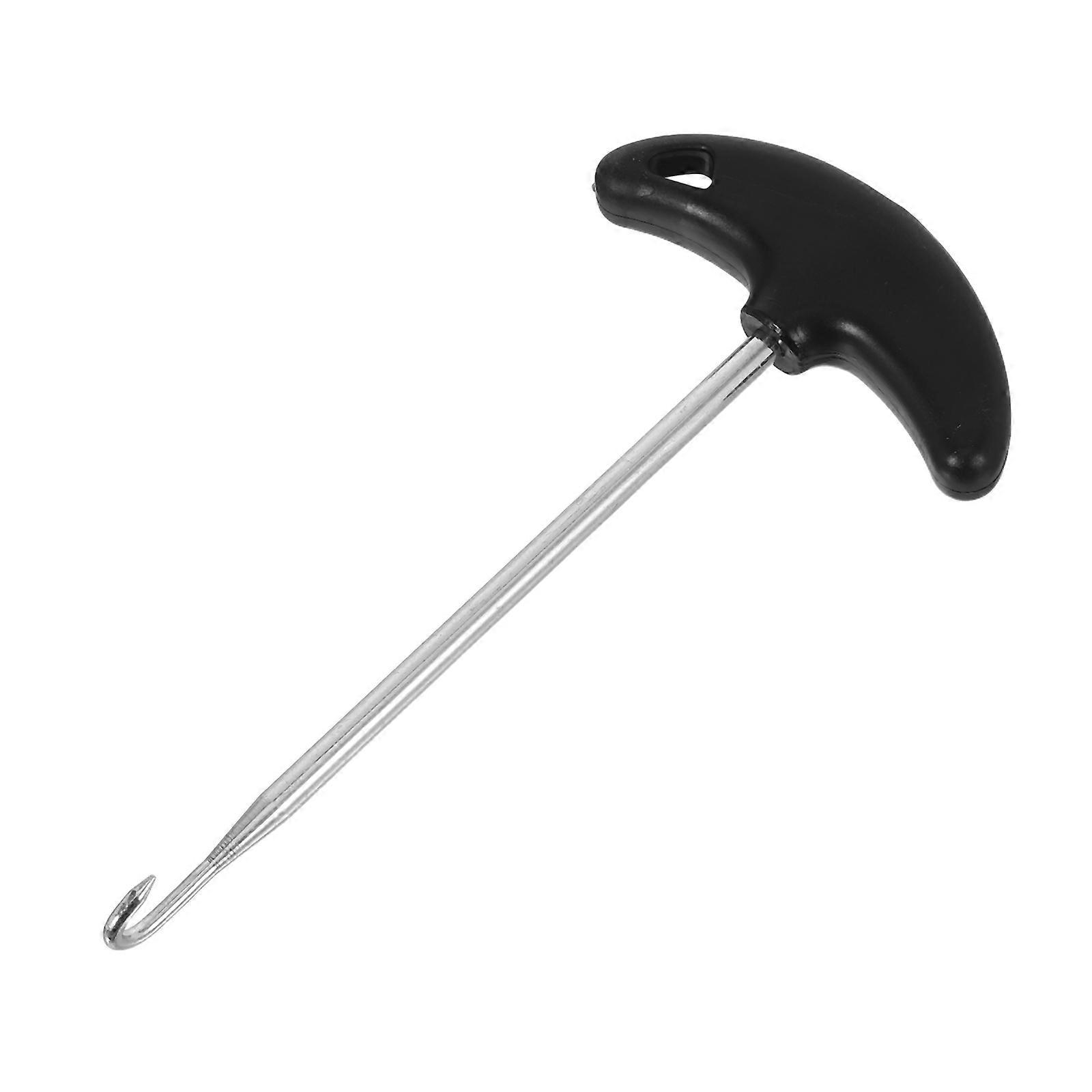 Exhaust Hook Tool T Shaped Handle For Motorcycle Repair Shops Ergonomic Design Spring Installation 1Pcs