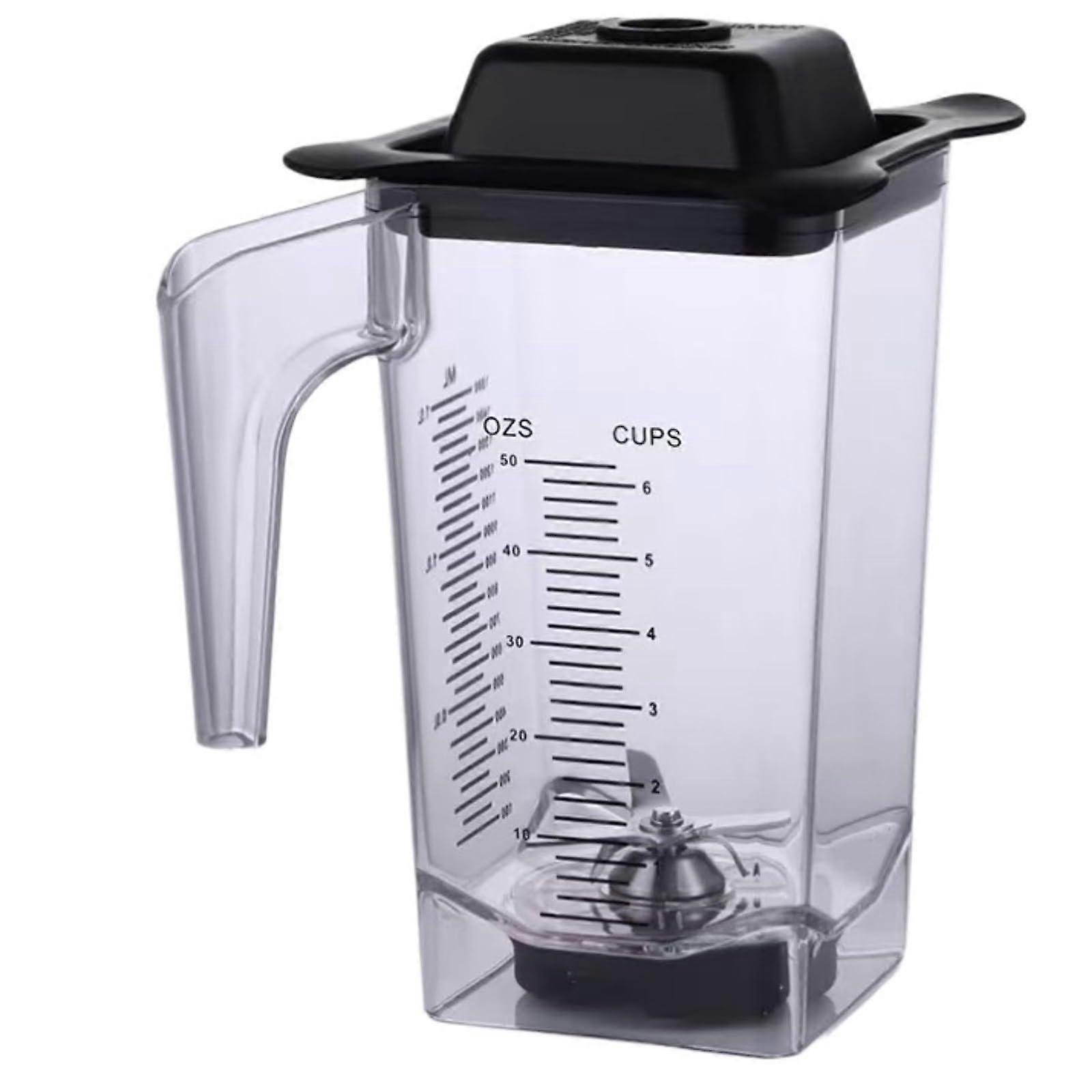 Mixer Beaker With Bottom Lid Replacement Ice Crusher Juicer Container Tank Compatible With JTC TM-800A