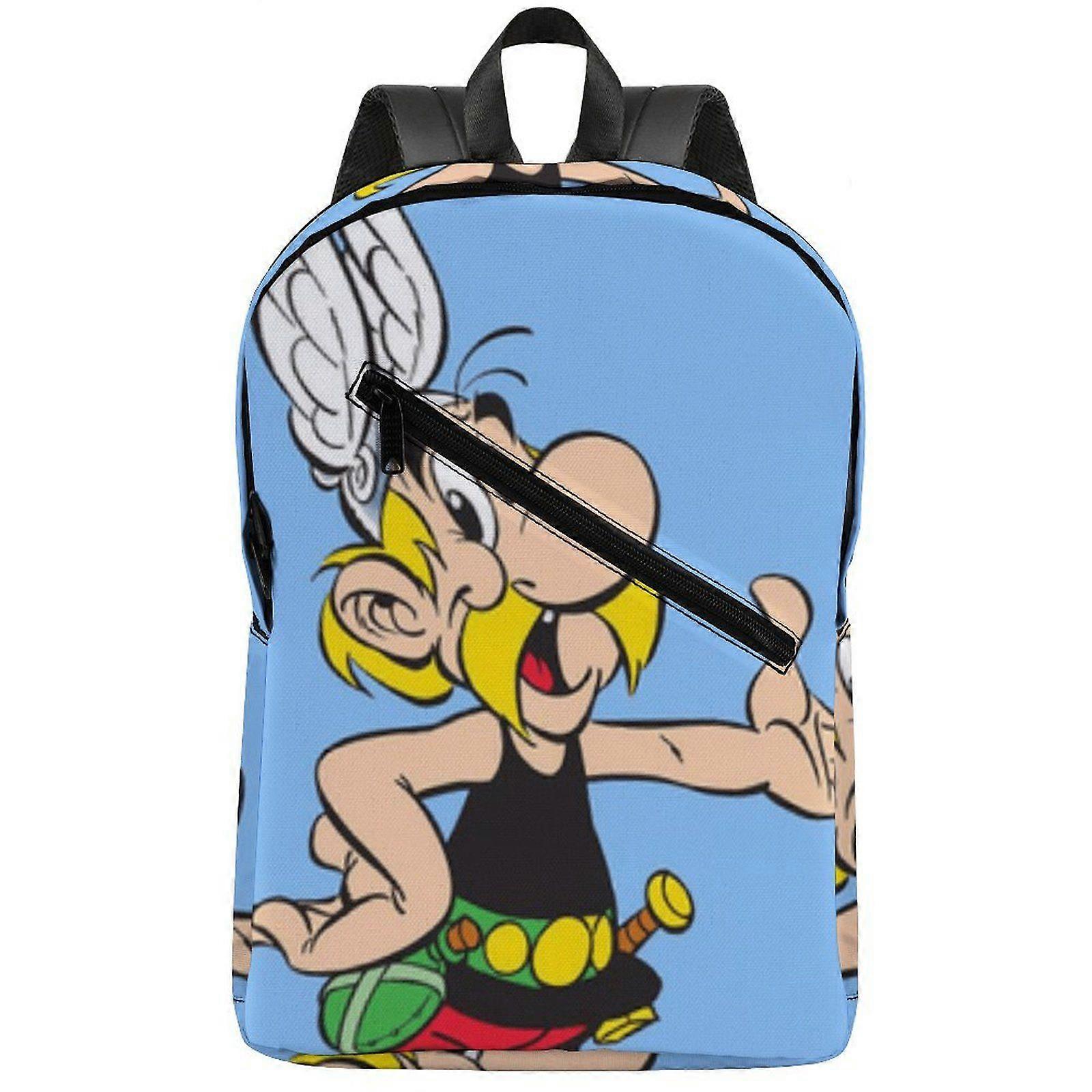 a5657 Gaul Hero Asterix Backpack Designed for Comfort with Semi-Full Print and Ergonomic Padding Suitable for Hiking m5657