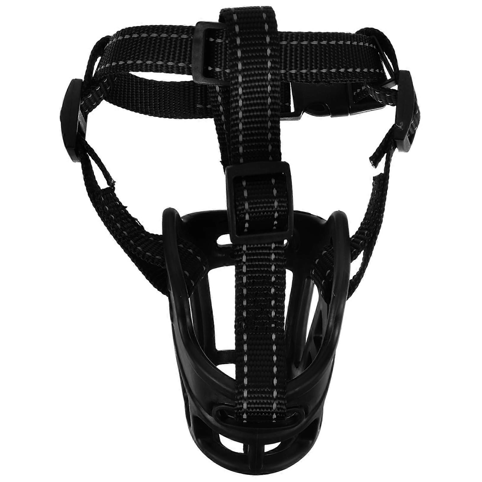 Breathable Dog Muzzle TPR Material Adjustable For Small/Medium/Large Dogs Wear-Resistant Protection From Biting