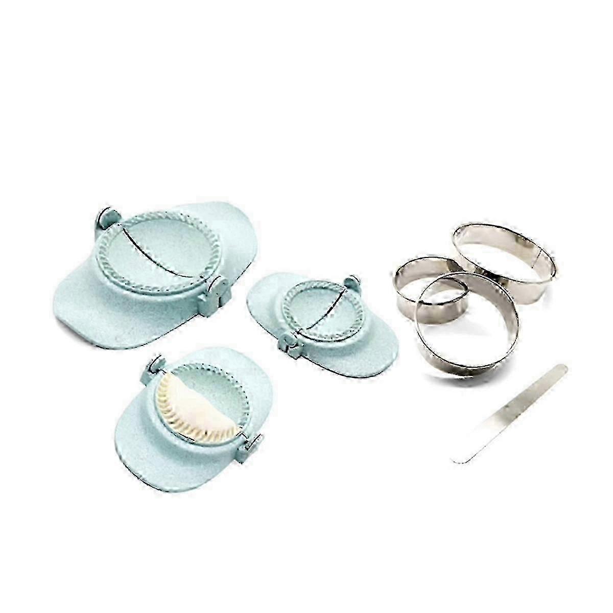 Dumpling Maker, Empanadas Press Mold Maker Set with Dough Cutter, Dumpling Mold Set and Cutter suitable for certain brands
