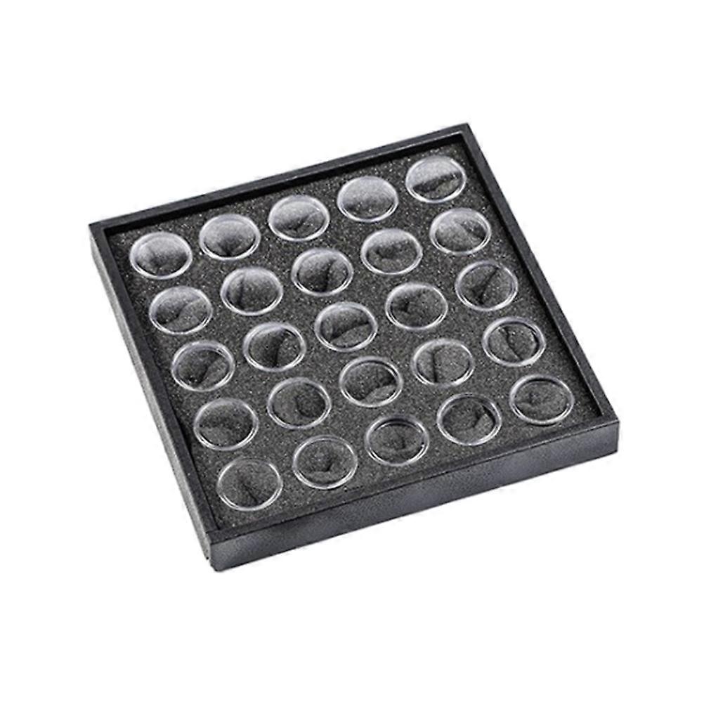 Rhinestone Storage Organizer Jewelry Making Organizer For Children 25 Grids Design Assorted Color PVC And Sponge 1Pack