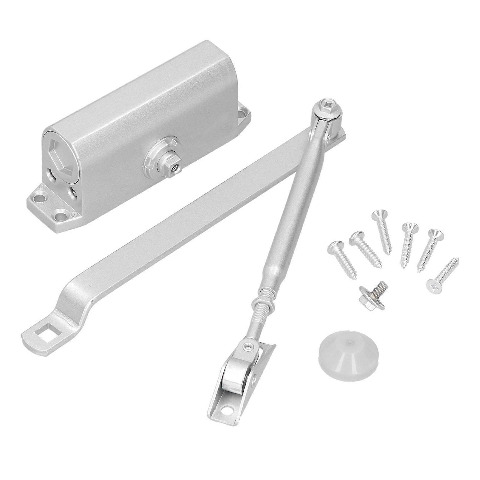 Adjustable Fireproof Door Closer 180‑Degree Spring Hydraulic Buffer Automatic Door Closer