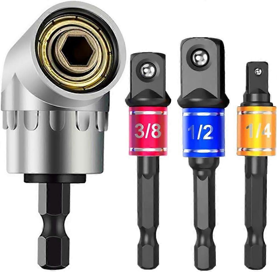 Conjunto de Pontas de Chave de Fenda de Eixo Hexagonal AURA, Adaptador e Extensão - Para Furadeiras Elétricas