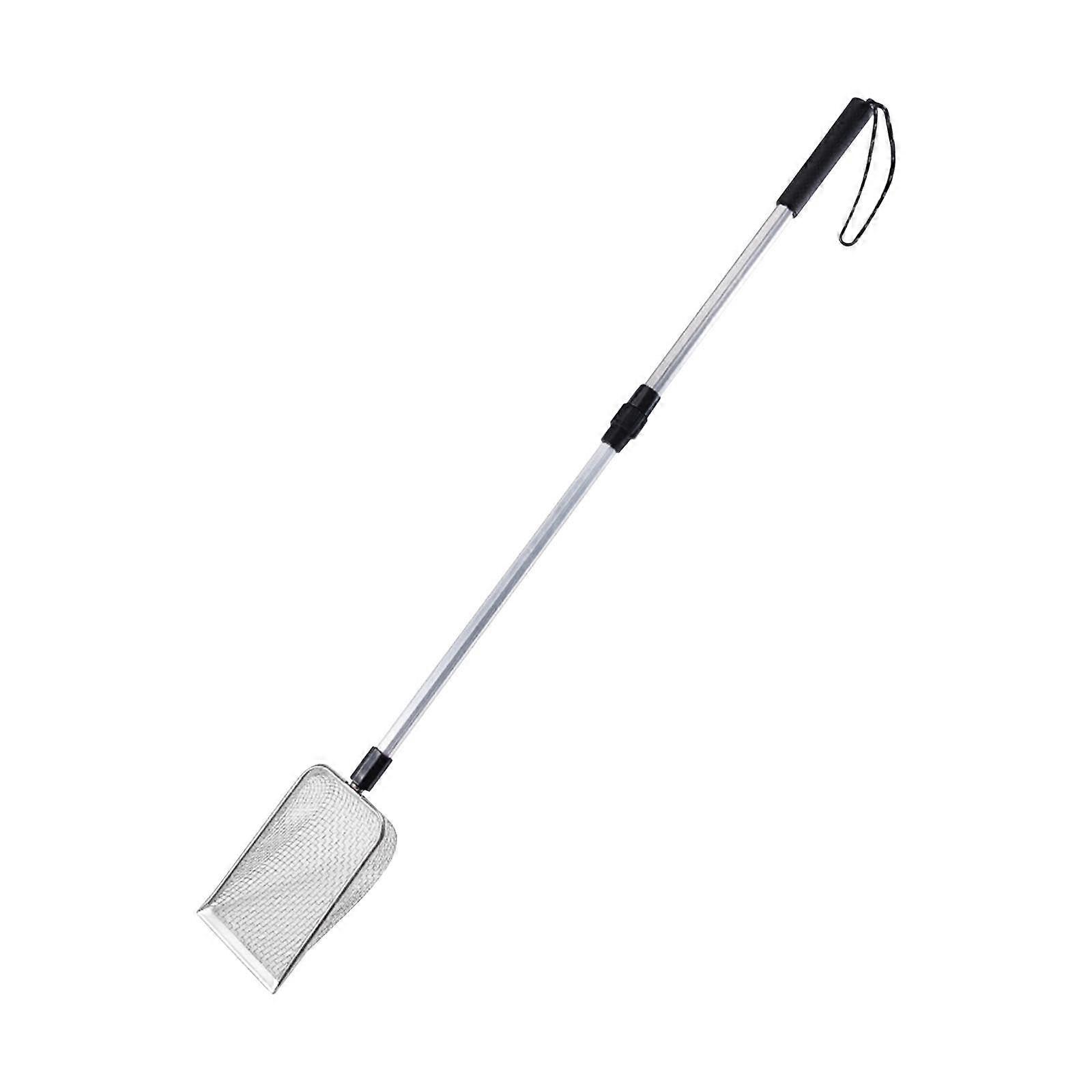 Adjustable Metal Handle Cat Litter Scoop for Pets, 90 cm Mesh Size 4.3 x 4.3 mm