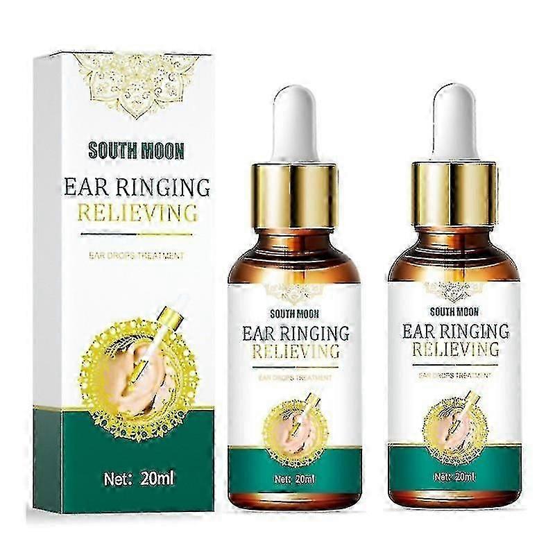 1-3stk South Moon 20ml øreringende lindrende øredråber Tinnitus døvhed øre