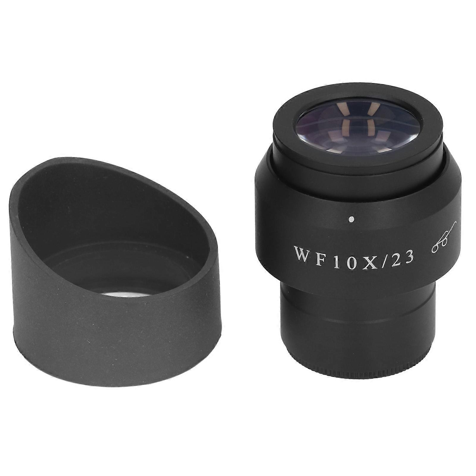 Stereo Microscope Lens High Eye Point Wide Angle Optical Glass Eyepiece 30mm Interface