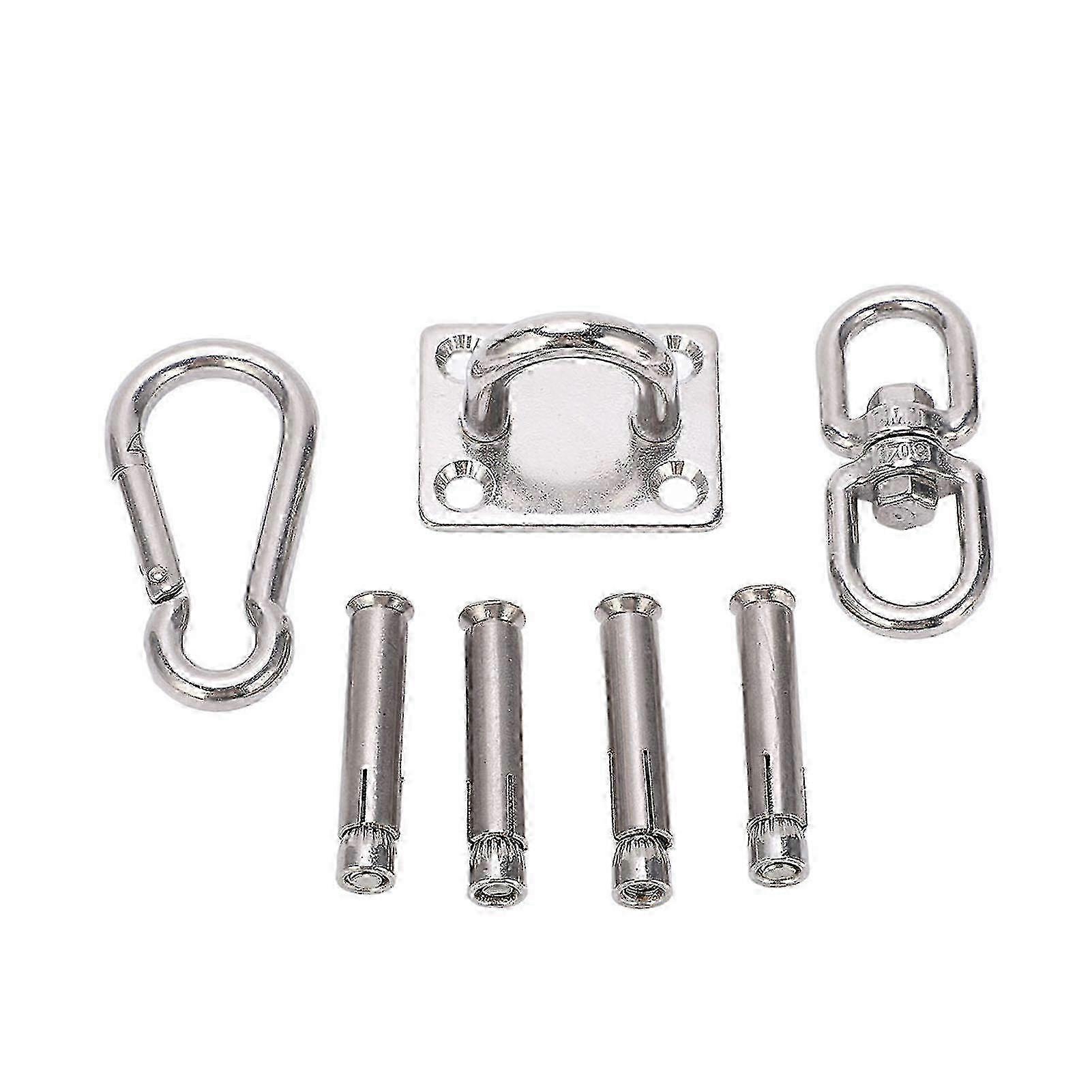 Stainless Steel Ceiling Hammock Hanging Kit - 551lb Capacity Suspension Hooks for Yoga Hammock Swings & Swing Chairs