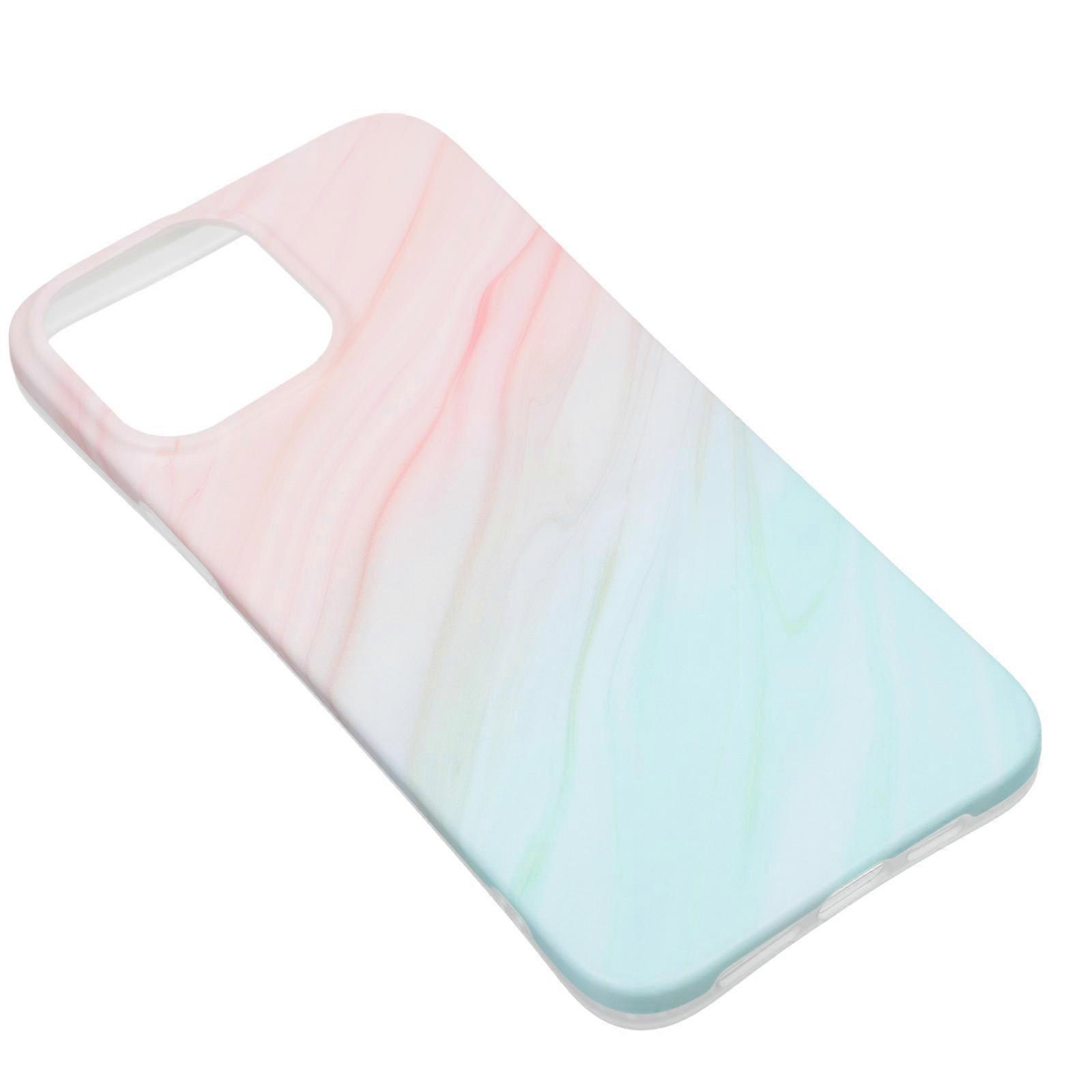 Marble Pattern Shockproof TPU Phone Case with Accurate Ports and Scratch Resistant Design