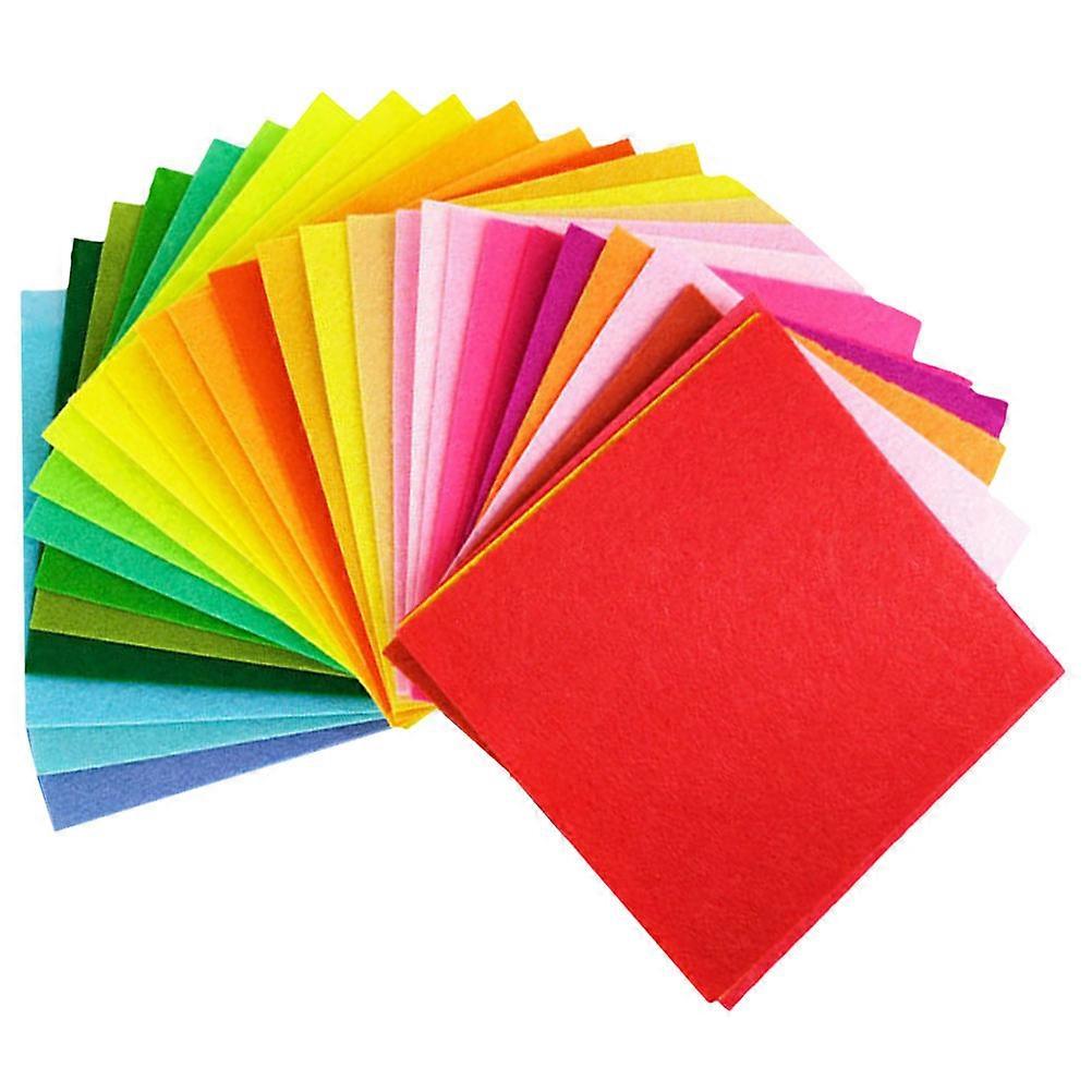 Colored Felt Sheets Polyester Felt Rectangle Shape Holiday Decoration 40Pcs