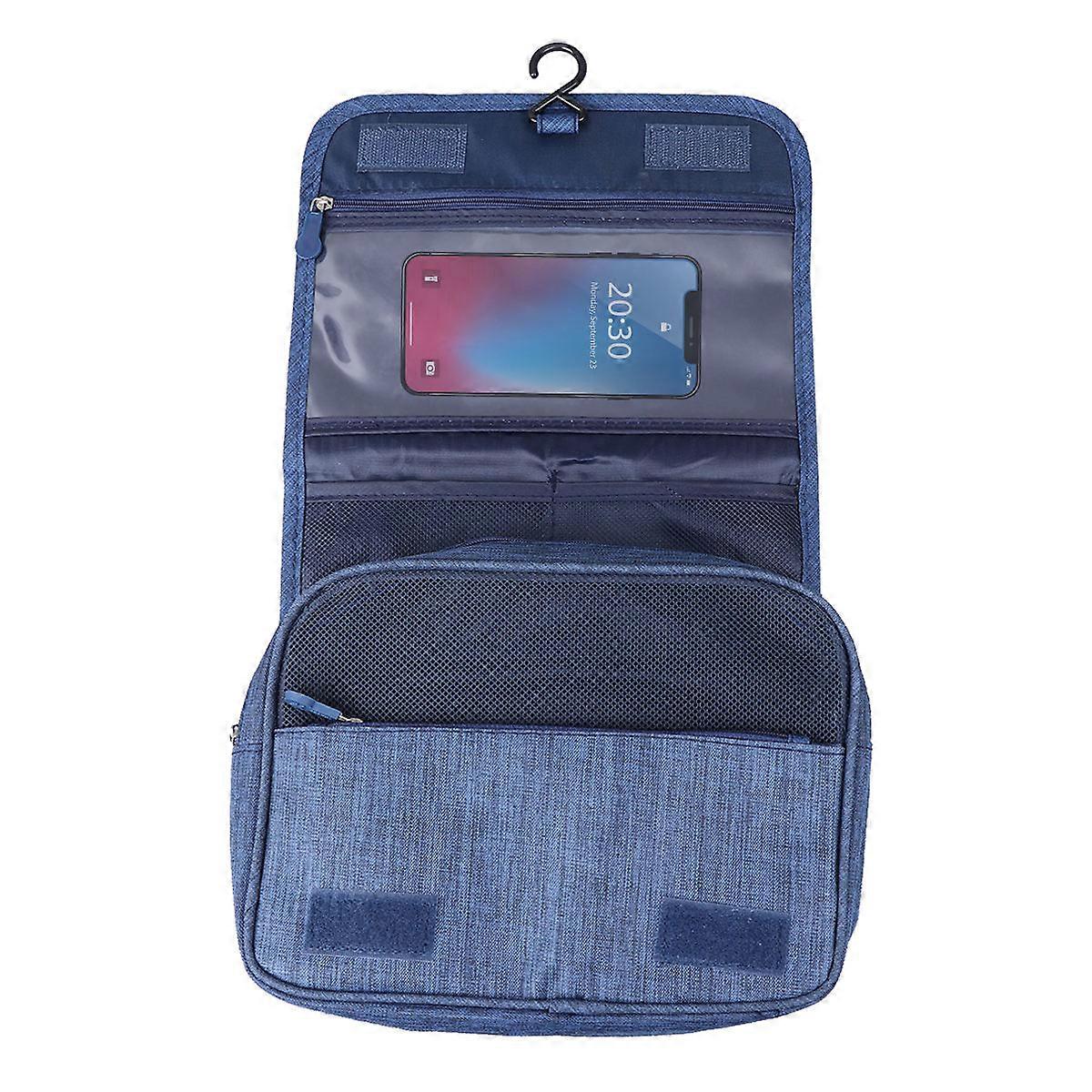 Toiletry Travel Bag Hook Type Pouch for Cosmetics Storage Hiking 1Pcs