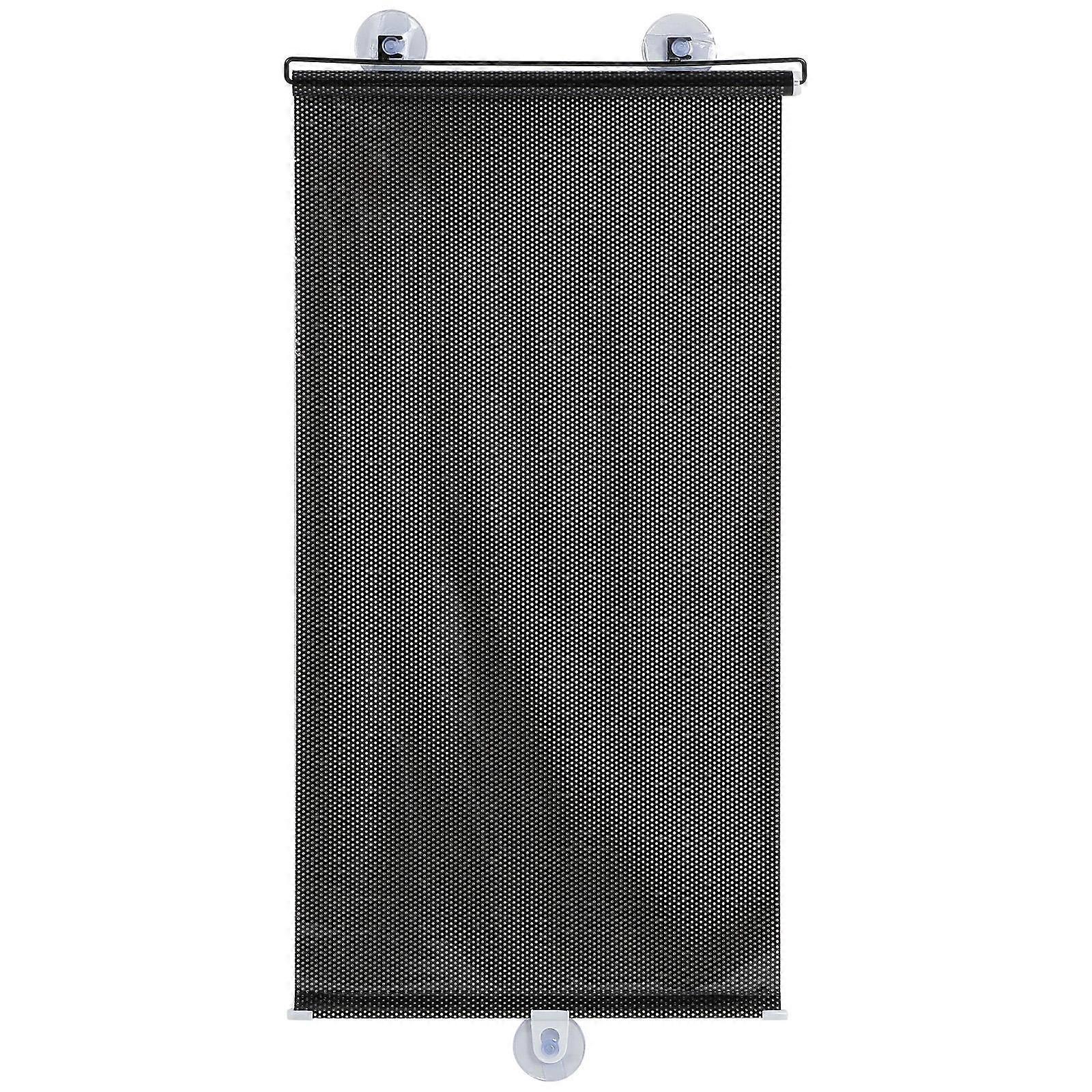 Window Shade Outdoor Sunshade Curtain Privacy Protection Black Rectangular 1Set