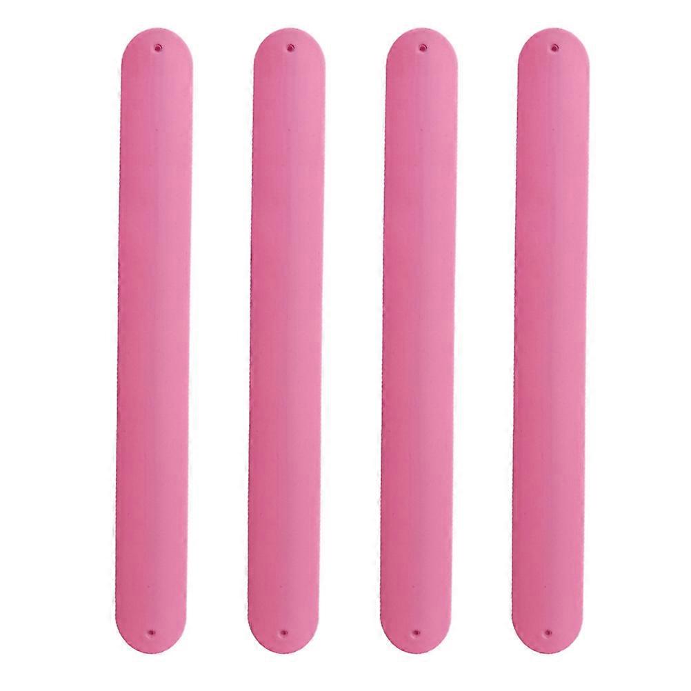 Silicone Slap Bracelets 4 Pack – Soft Snap Wristbands for Party Supplies, Festival Accessories, Holiday Events