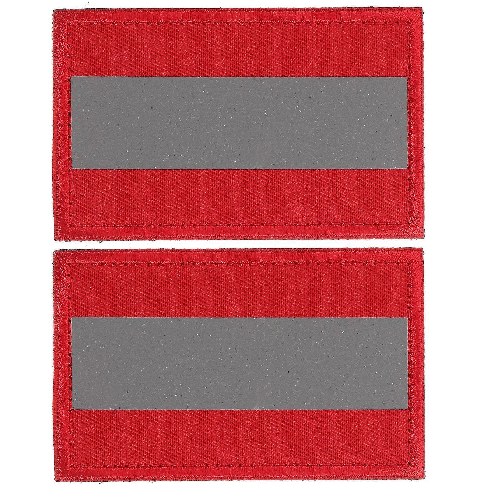 Reflective Patch For Armband Decorative Patch Repairing Clothes Hole Camping Hiking Rectangular 2Pcs