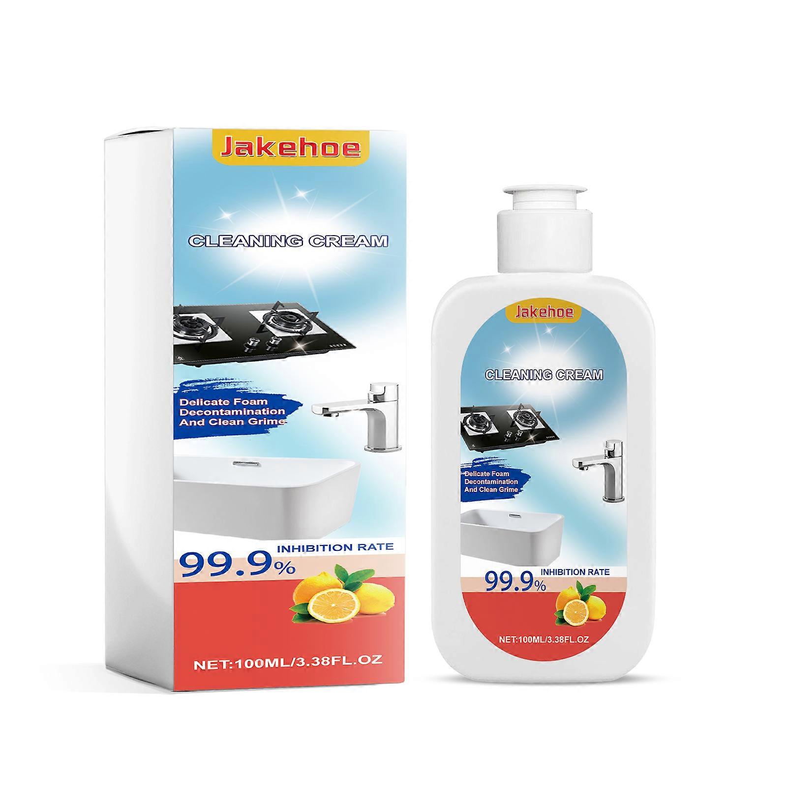 Jakehoe Multi-Surface Cleaning Milk for Kitchen, Heavy Oil Stains, Sink Stains - Strong & Efficient