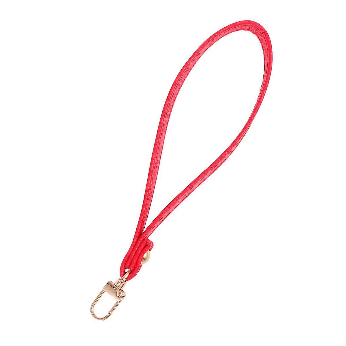 Clutch Accessory Wristlet Strap Pu Leather Red For Purses And Keys Strong Hardware And Great Quality 1Pack