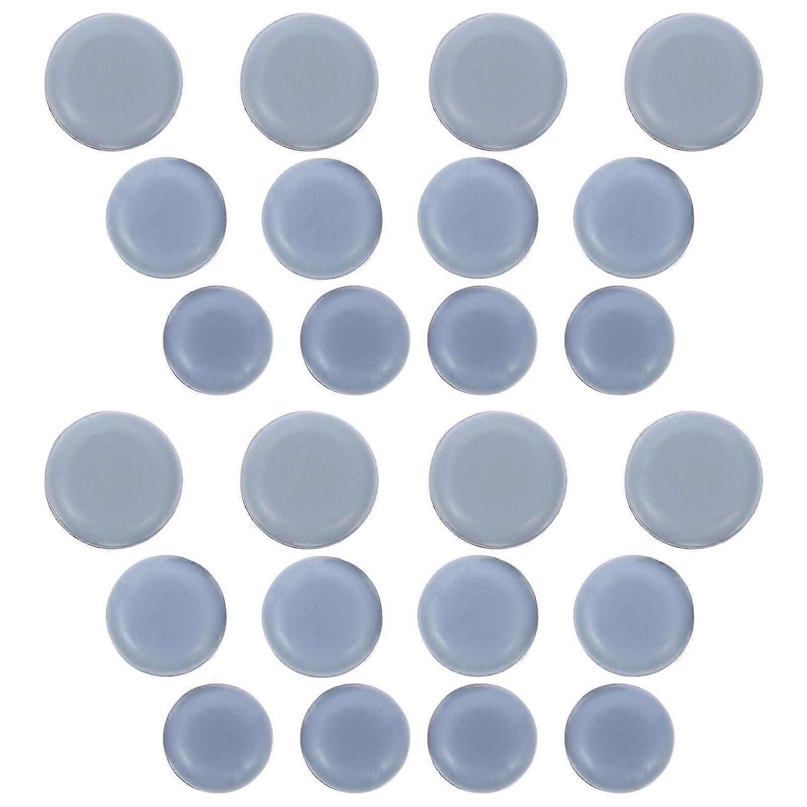 Furniture Pads Easy Movement PTFE Furniture Glides Office Use 2.5X2.5cm 24Pcs