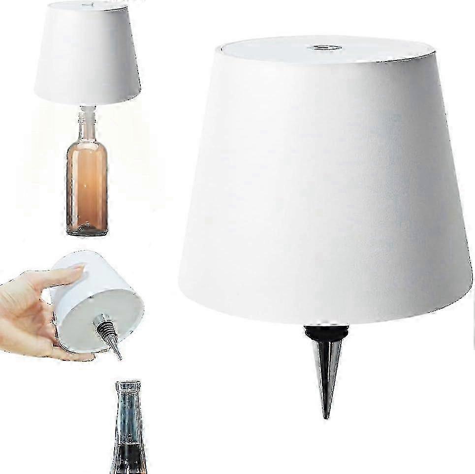 LED wine bottle lamp for restaurants with 3 lighting modes