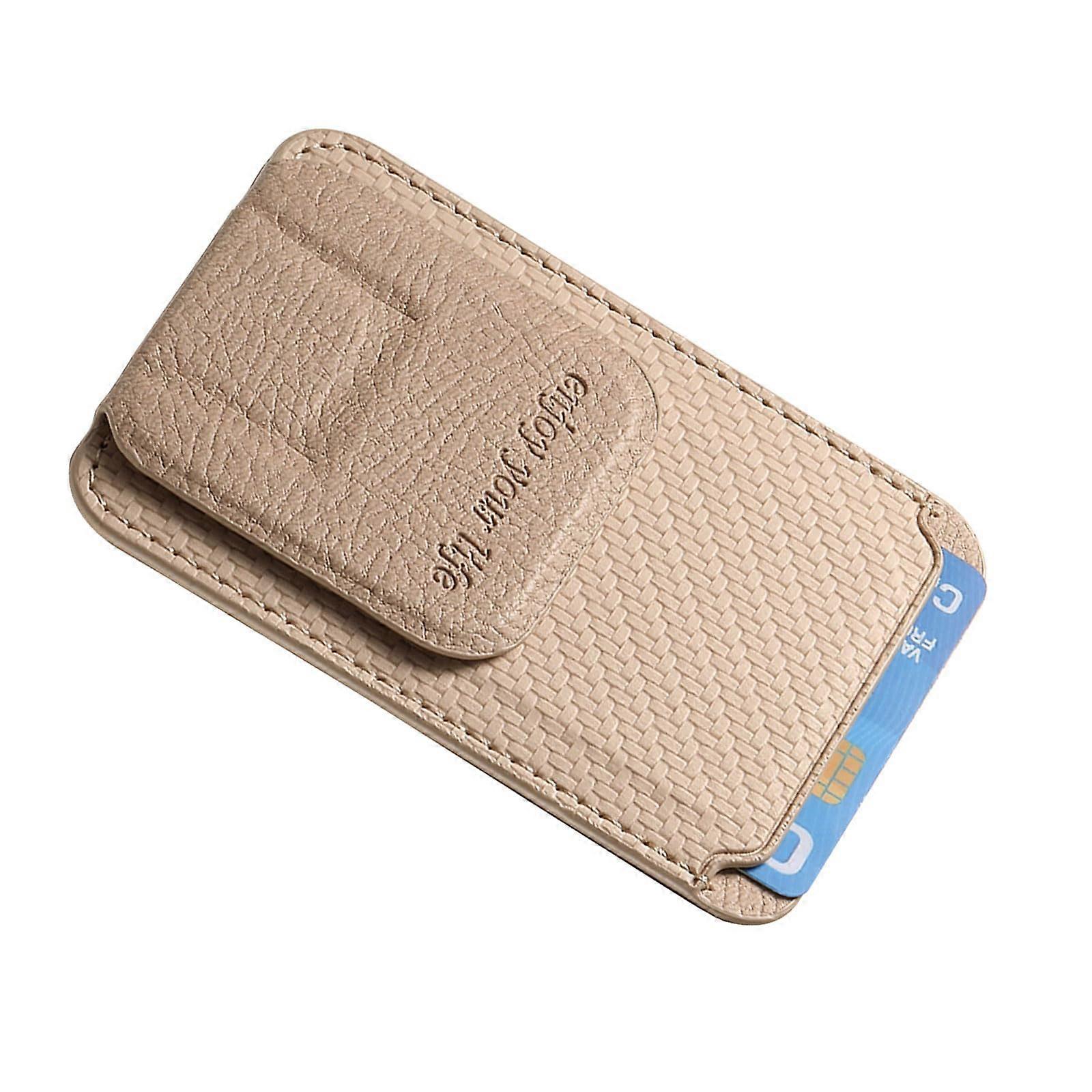 Magnetic Phone Stand Card Holder Practical Multifunctional Phone Card Storage for Daily Use