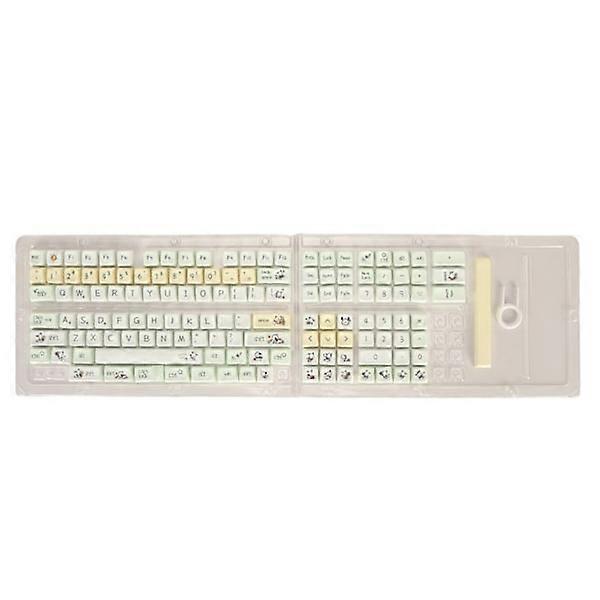 Mechanical Keyboard Keycaps 135 Keys Transparent PBT Keycap Set Universal for 61 87 96 98 104 108 Keyboards