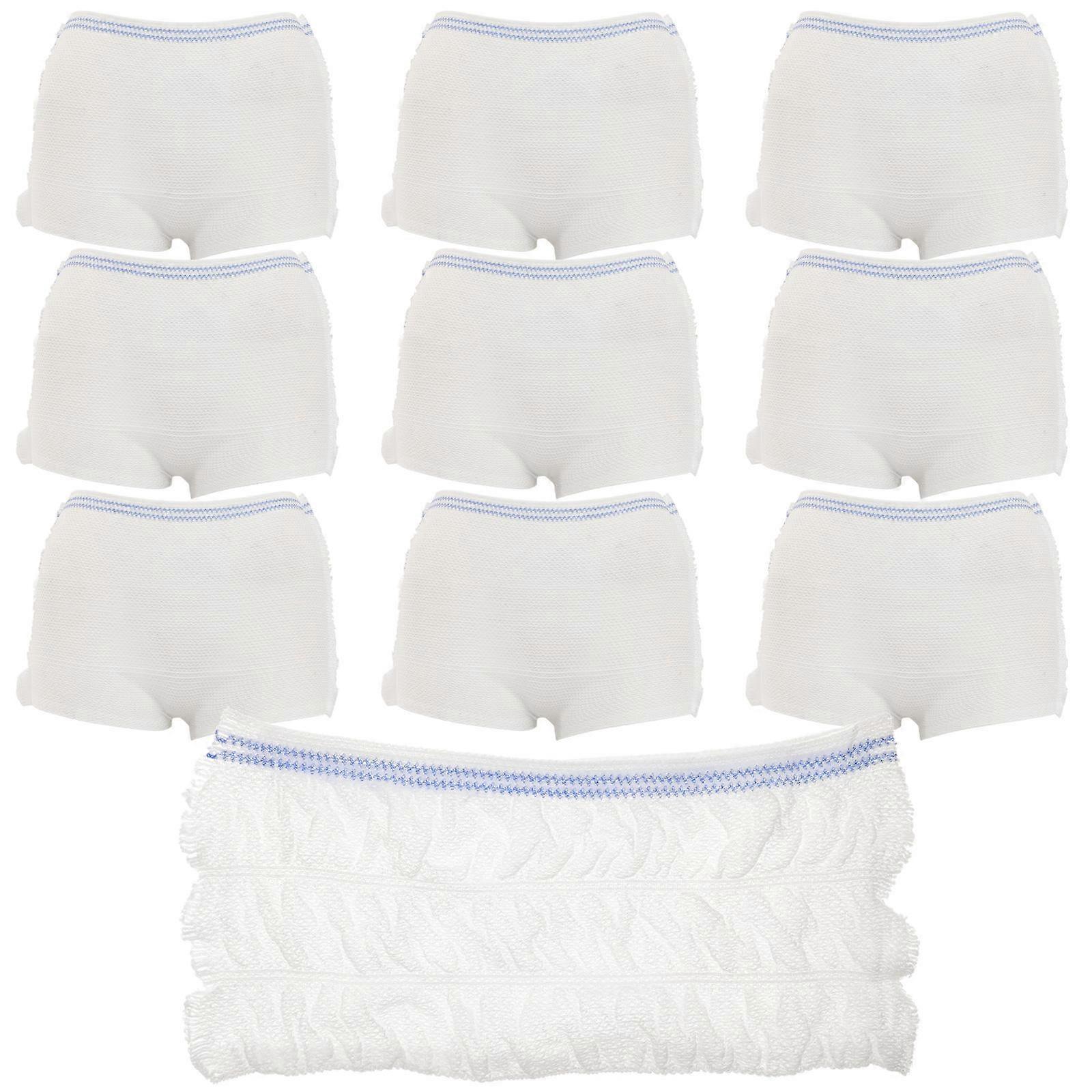 Disposable Briefs For Men 10Pack Size L Modern Design Blue Usable For Day And Night Protection
