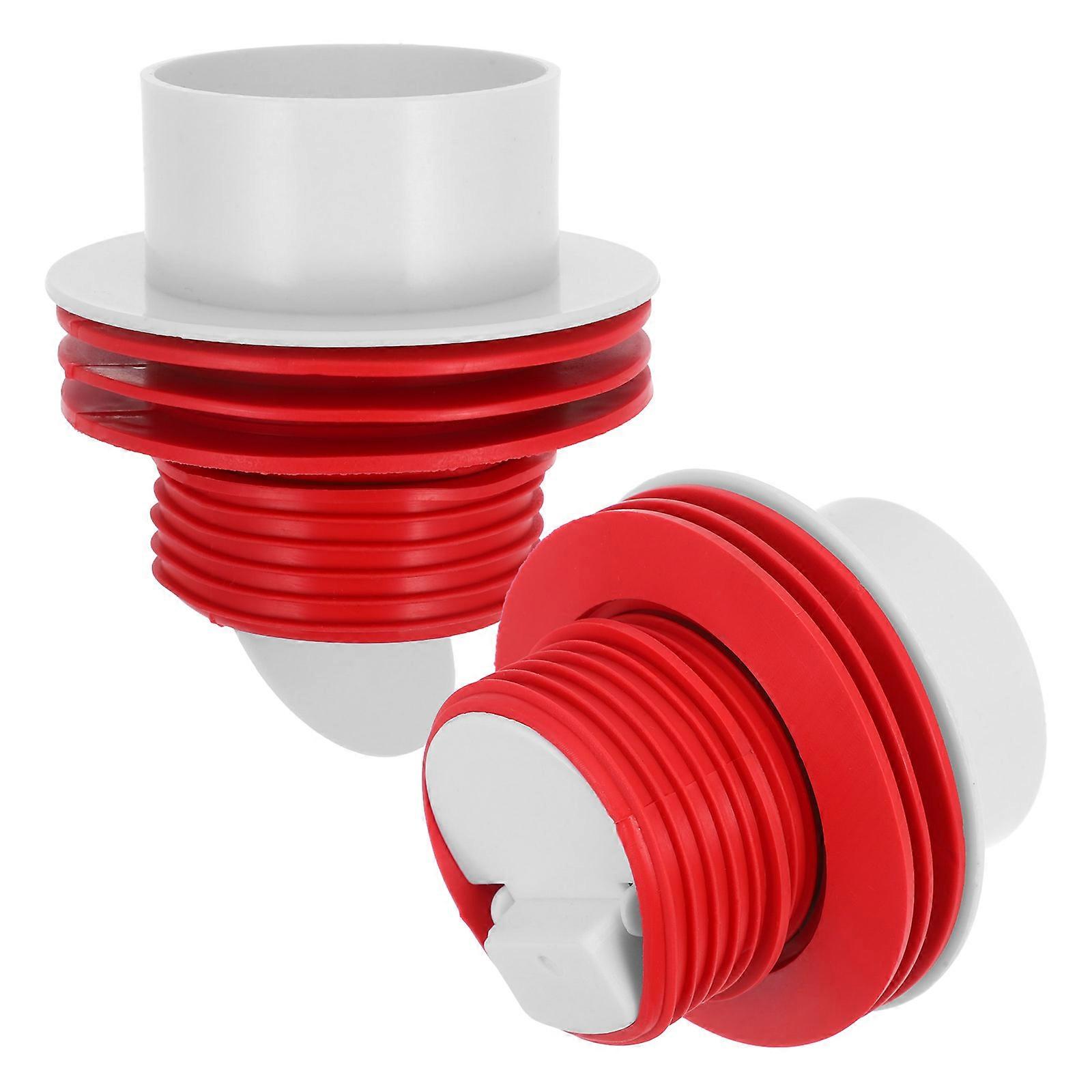 Flexible Pipes Being Parts Of Basin Plumbing Installations Universal Sink Overflow Cap For Home Kitchens PVC 2Pcs