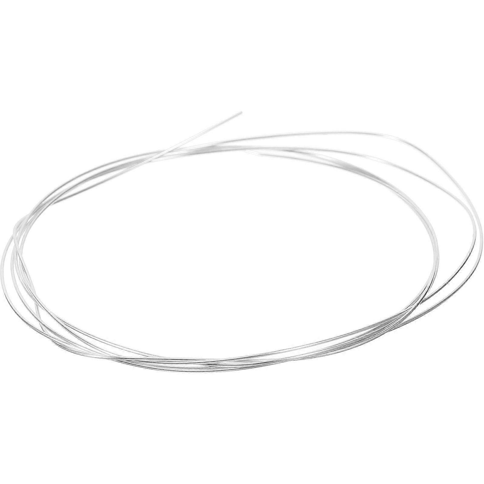 Pure Silver Wire for DIY Jewelry Making Premium Quality Lightweight and Durable Silver Color 30 Gauge