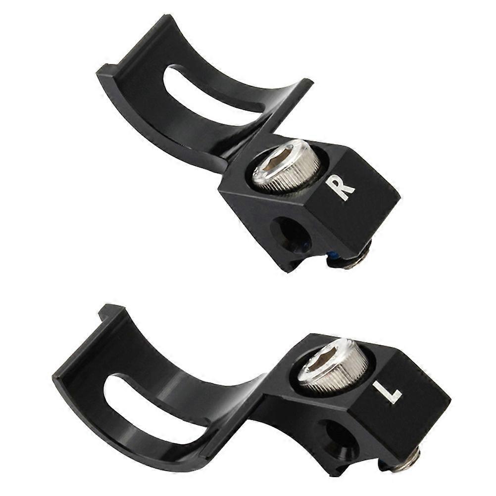 2pcs Mountain Bike Brake Handle Connector Durable Integrated Clamp Rings Secure Grip CNC Treated Compatible with Shimano