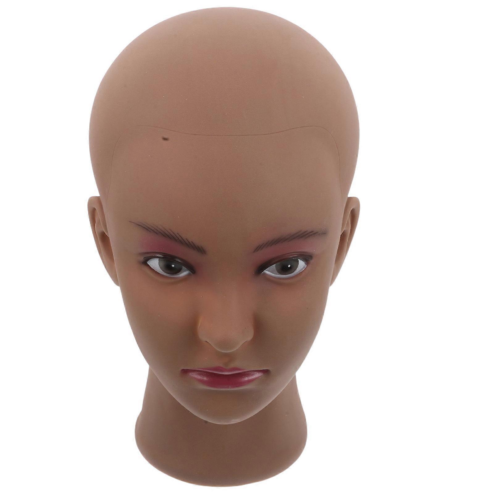Realistic PVC Plastic Mannequin Head for Wigs Hats Jewelry Display Assorted .6 Inch
