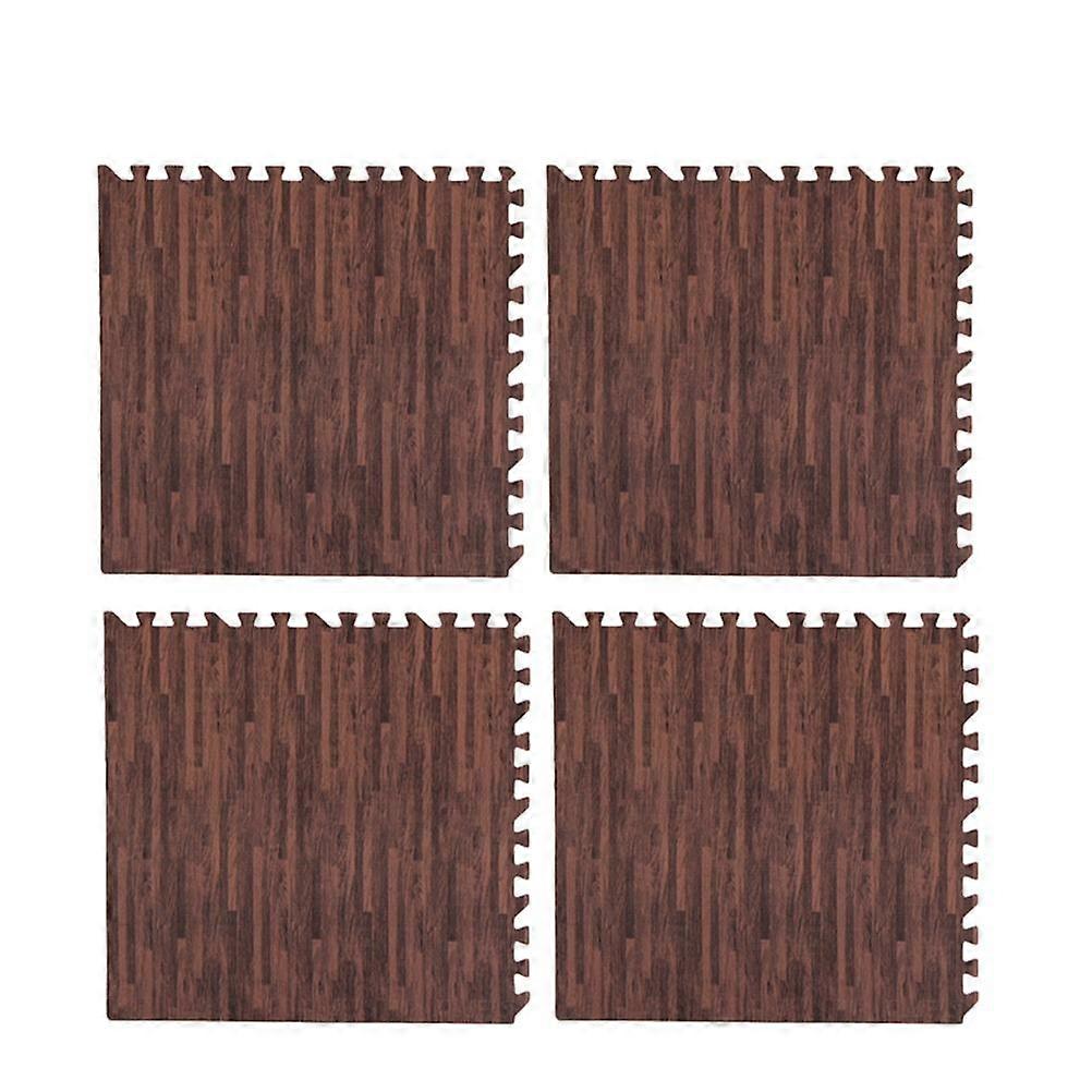 Dark Brown EVA Interlocking Mat for Exercise Use Easy to Clean and Durable 30cm Square
