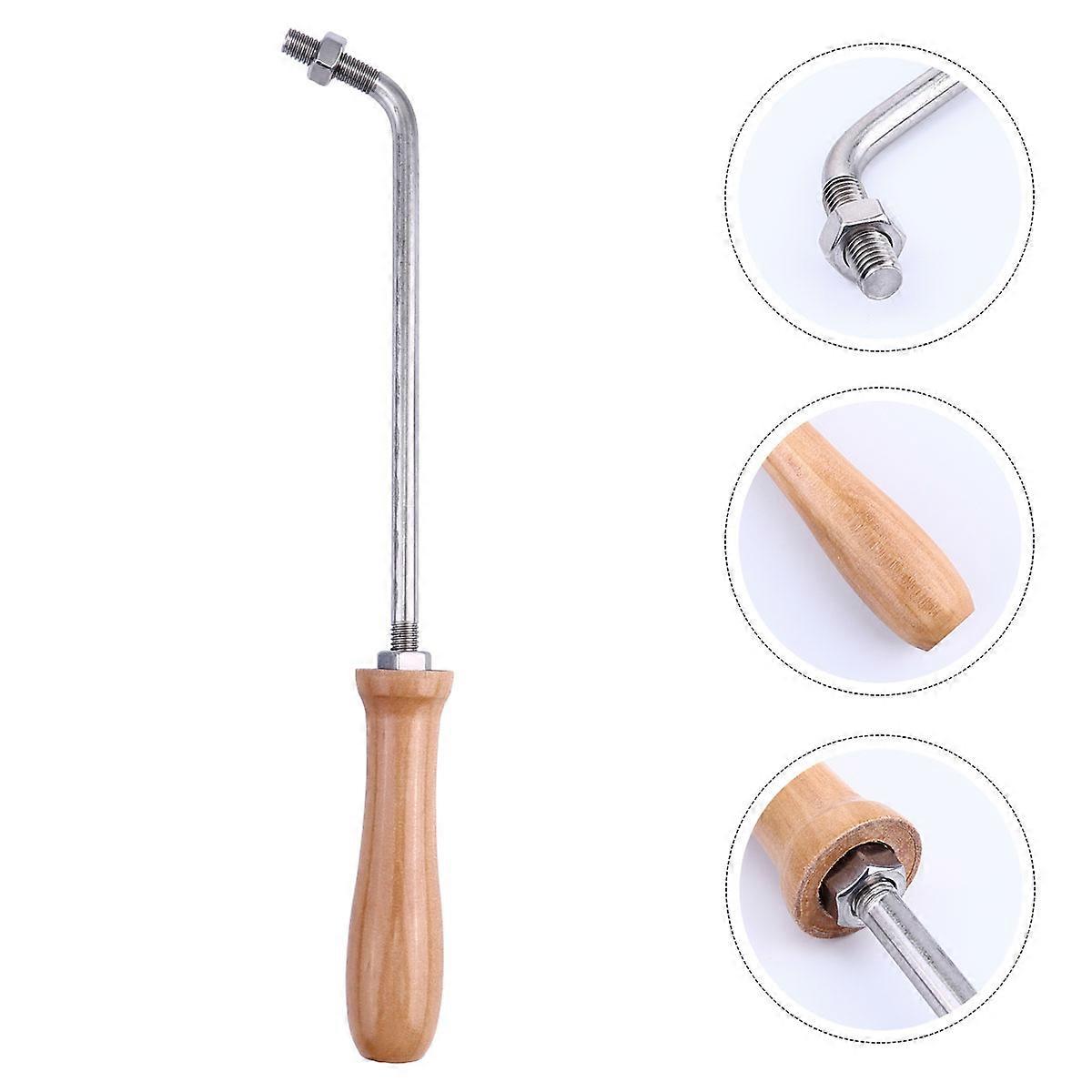 Cake Stamp Handle 1Set Perfect For DIY Enthusiasts Baking Crafts With Bend Handle Design