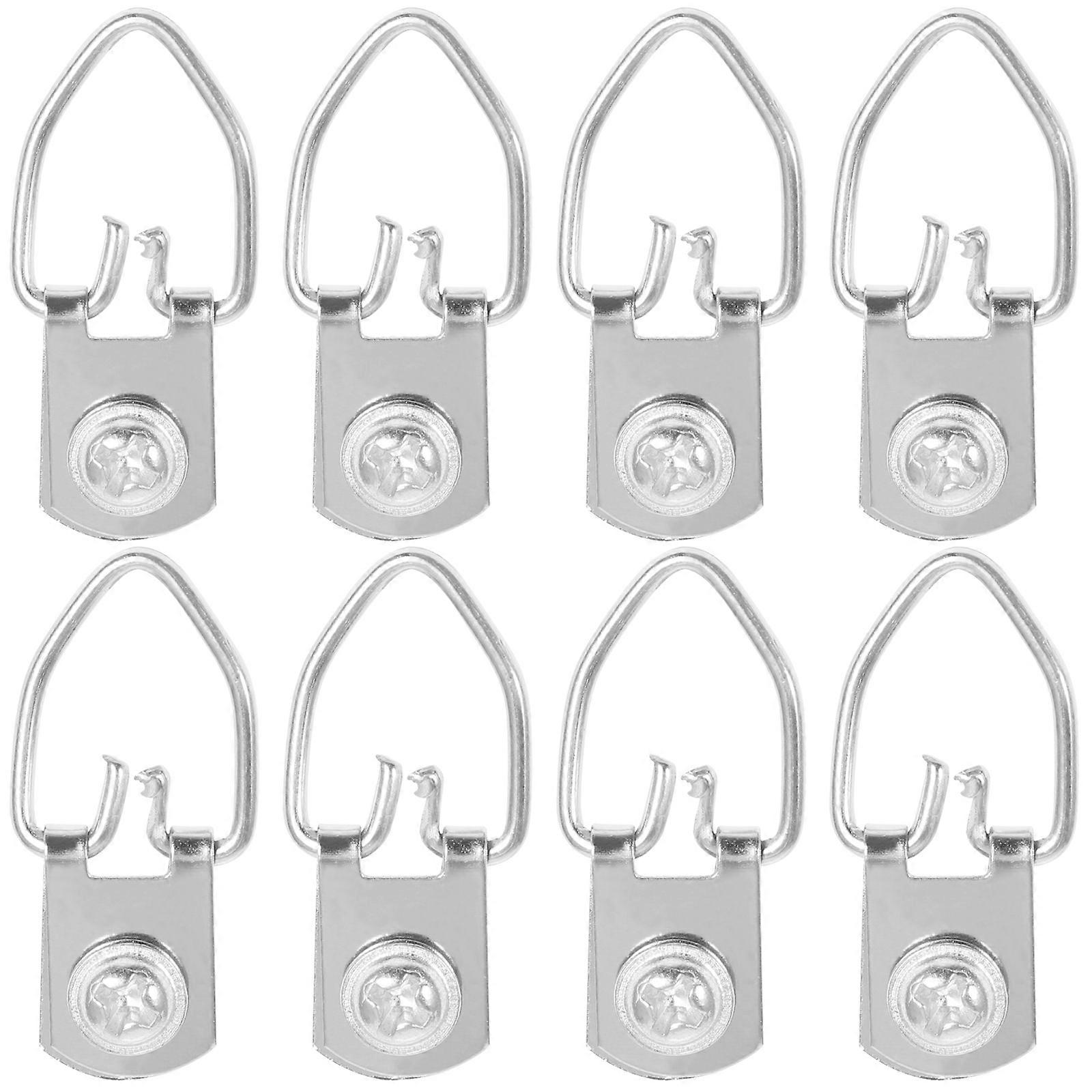 Load Bearing D Ring Picture Hooks 100Pcs Crafted From Electroplated Iron For Hanging Photos Artwork Mirrors In Daily Life Environments