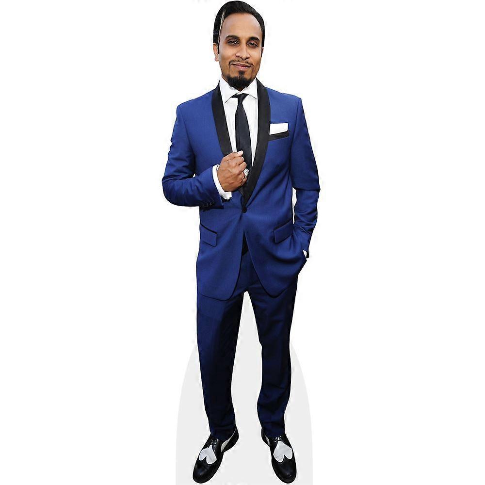Reggie Benjamin (Blue Suit) Cardboard Cutout (lifesize OR mini size). Standee. Stand Up.