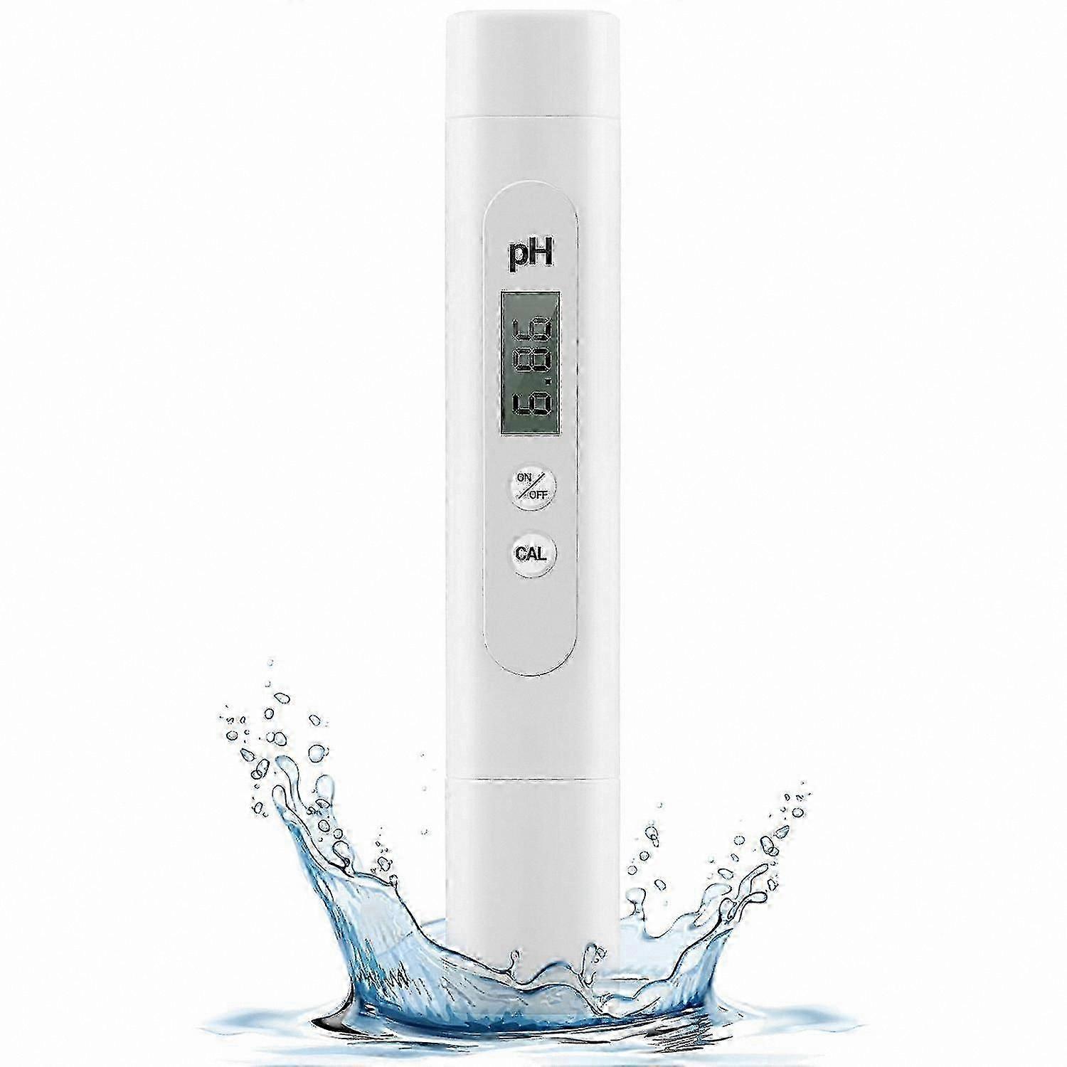 Precision pH Meter for Pools, Aquariums, and Drinking Water - 0-14 Range
