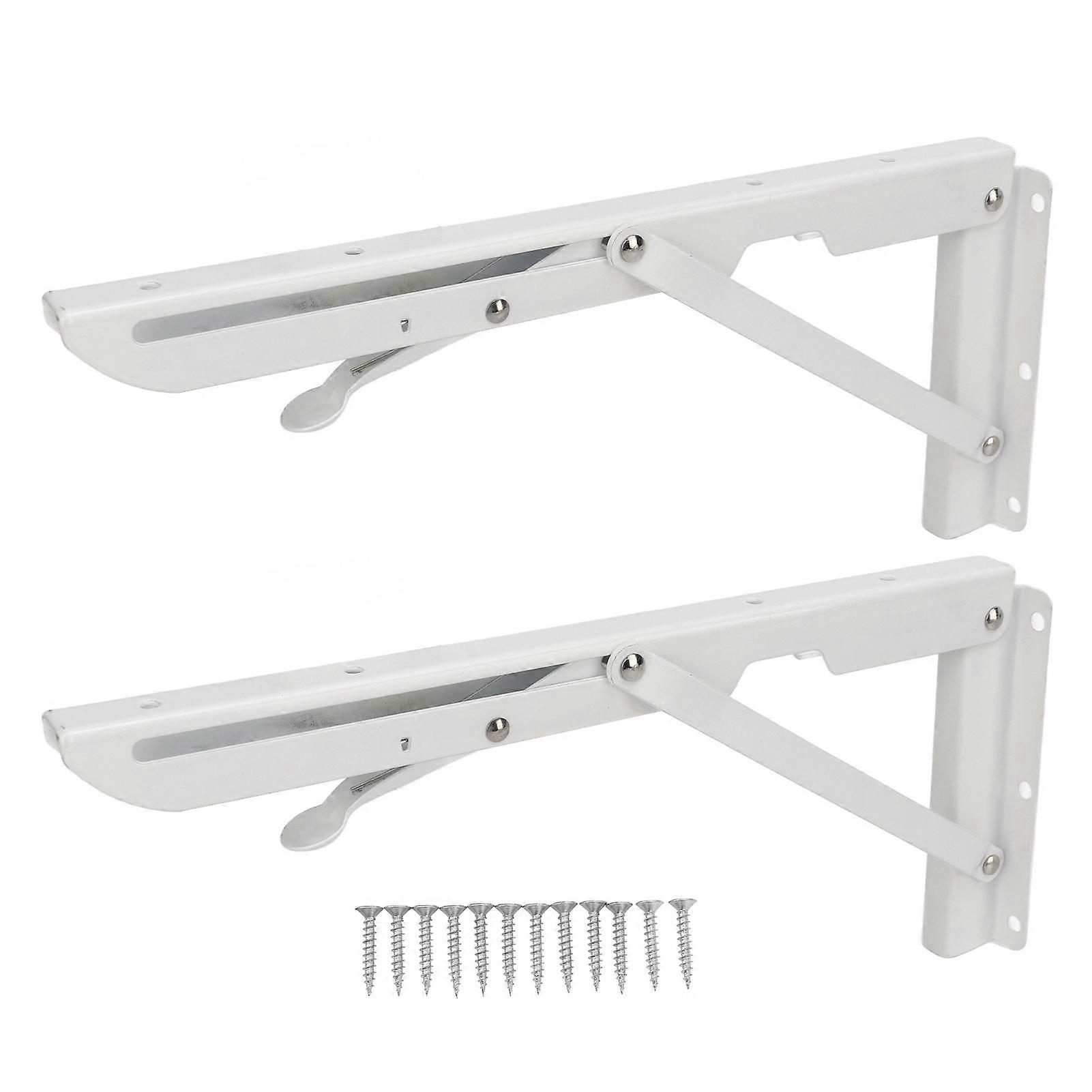 Triangular folding shelf brackets 70kg heavy duty