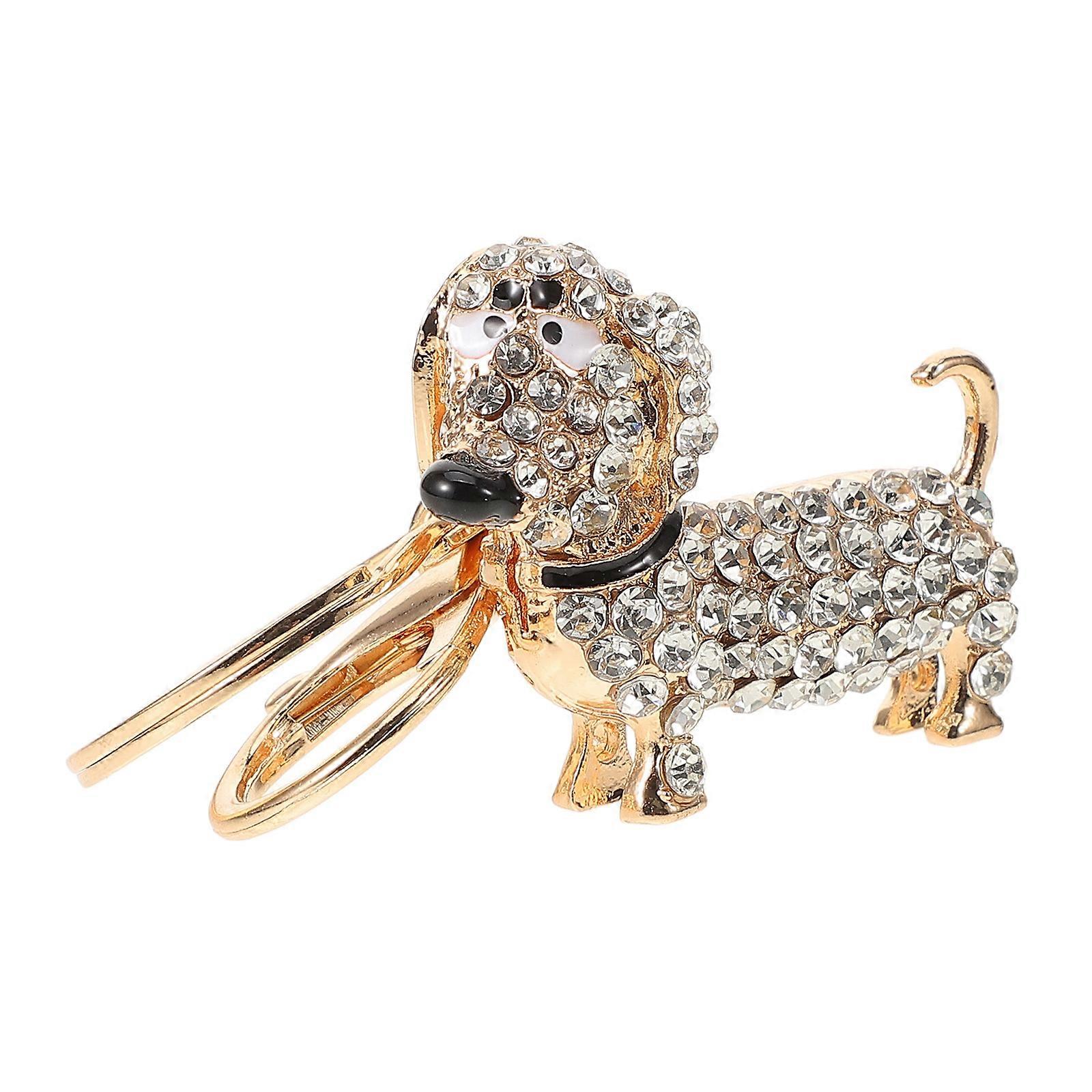 Sturdy Keychains with Plated Zinc Alloy and Fashionable Charm