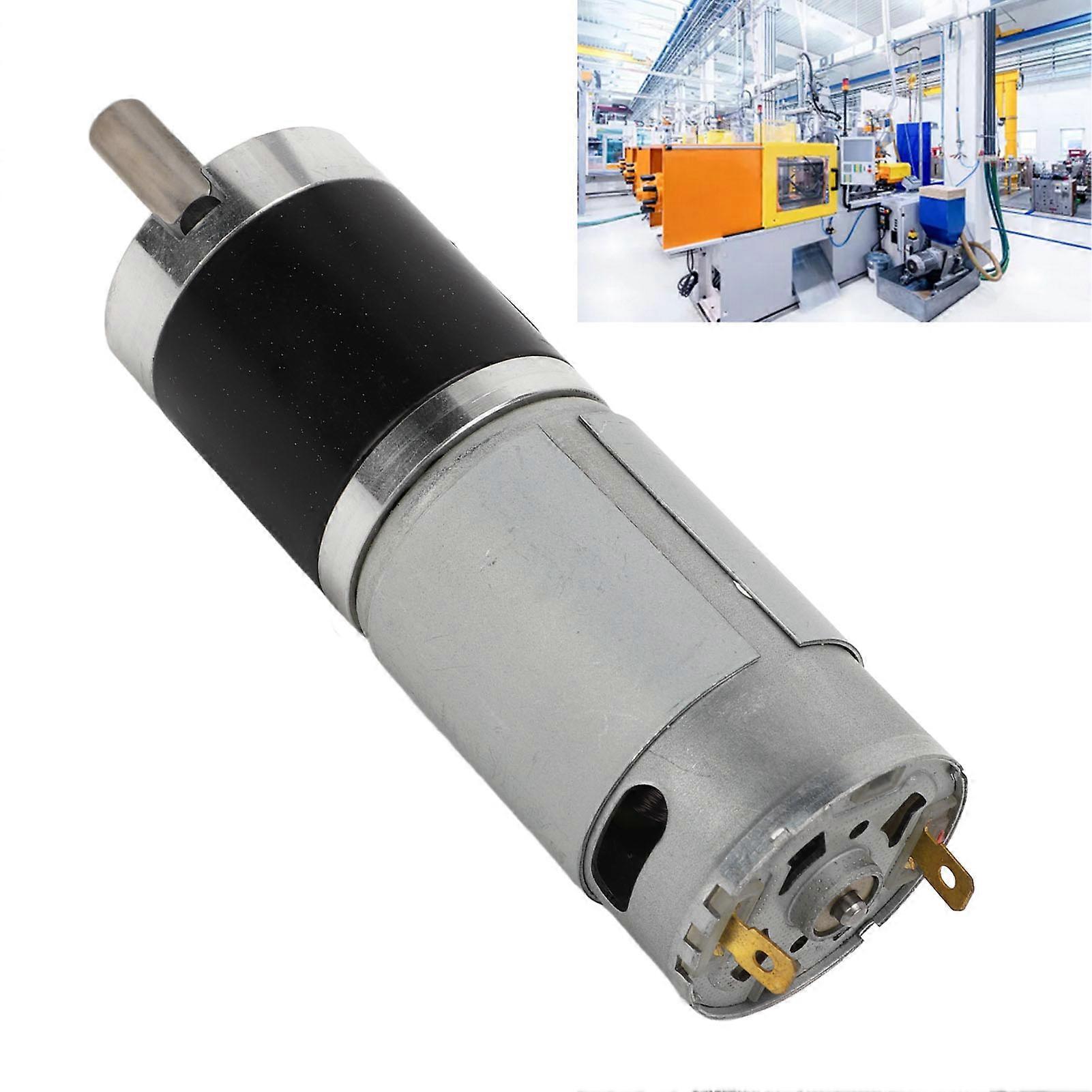 Micro Gear Motor DC Speed Regulating Pure Copper Geared Low Speed Motor for Automotive 24V 100r/minute 