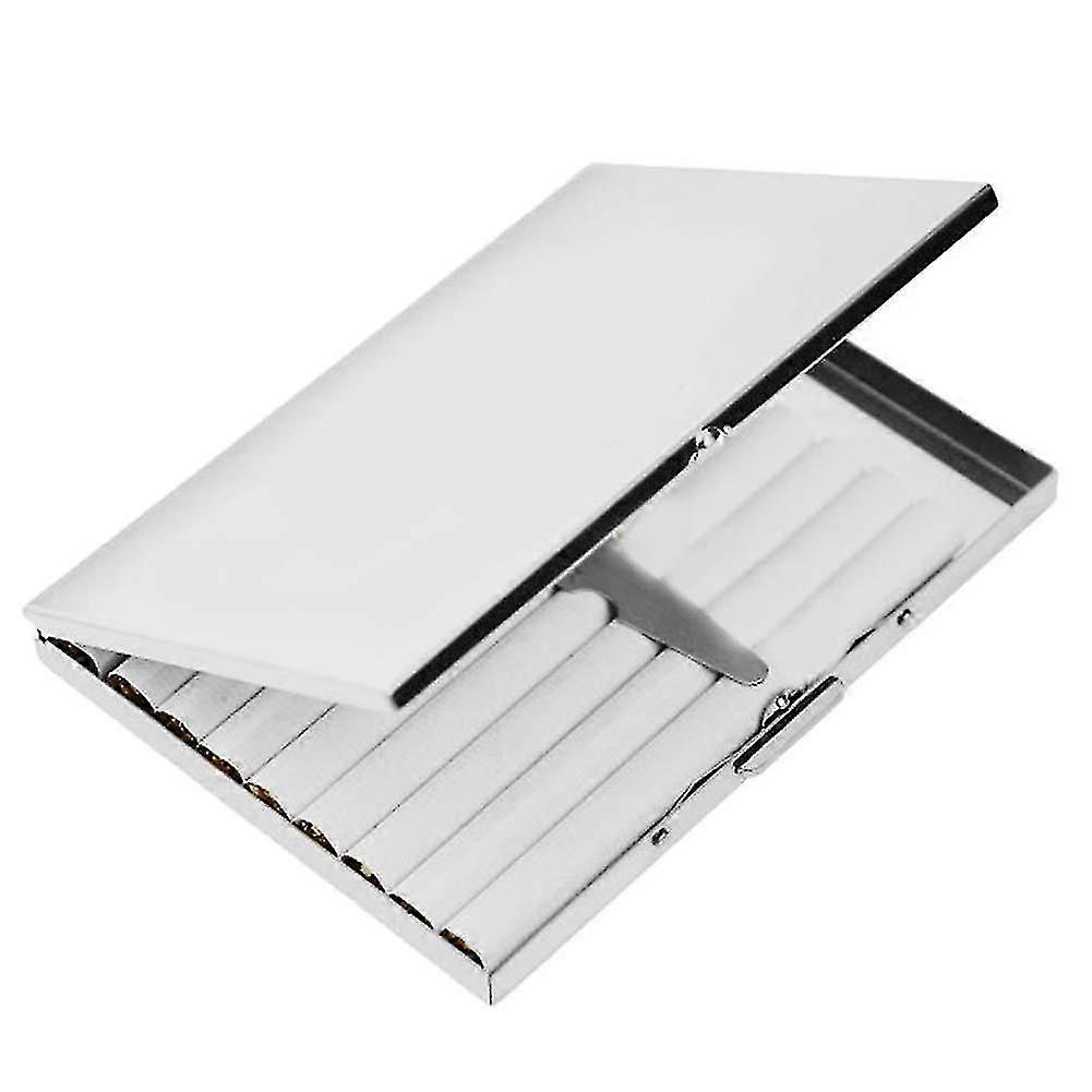 Ultra-thin Creative Stainless Steel Cigarette Carry Case Storage Box For Smokers