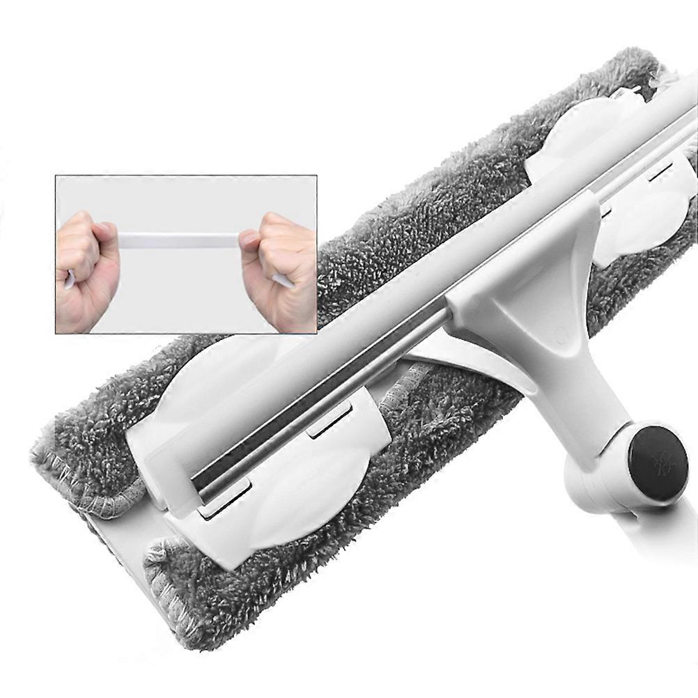 Window Cleaning Brush Ideal For Home Users With Long Handle Double Side Wipe Functionality In Silver 1Pcs
