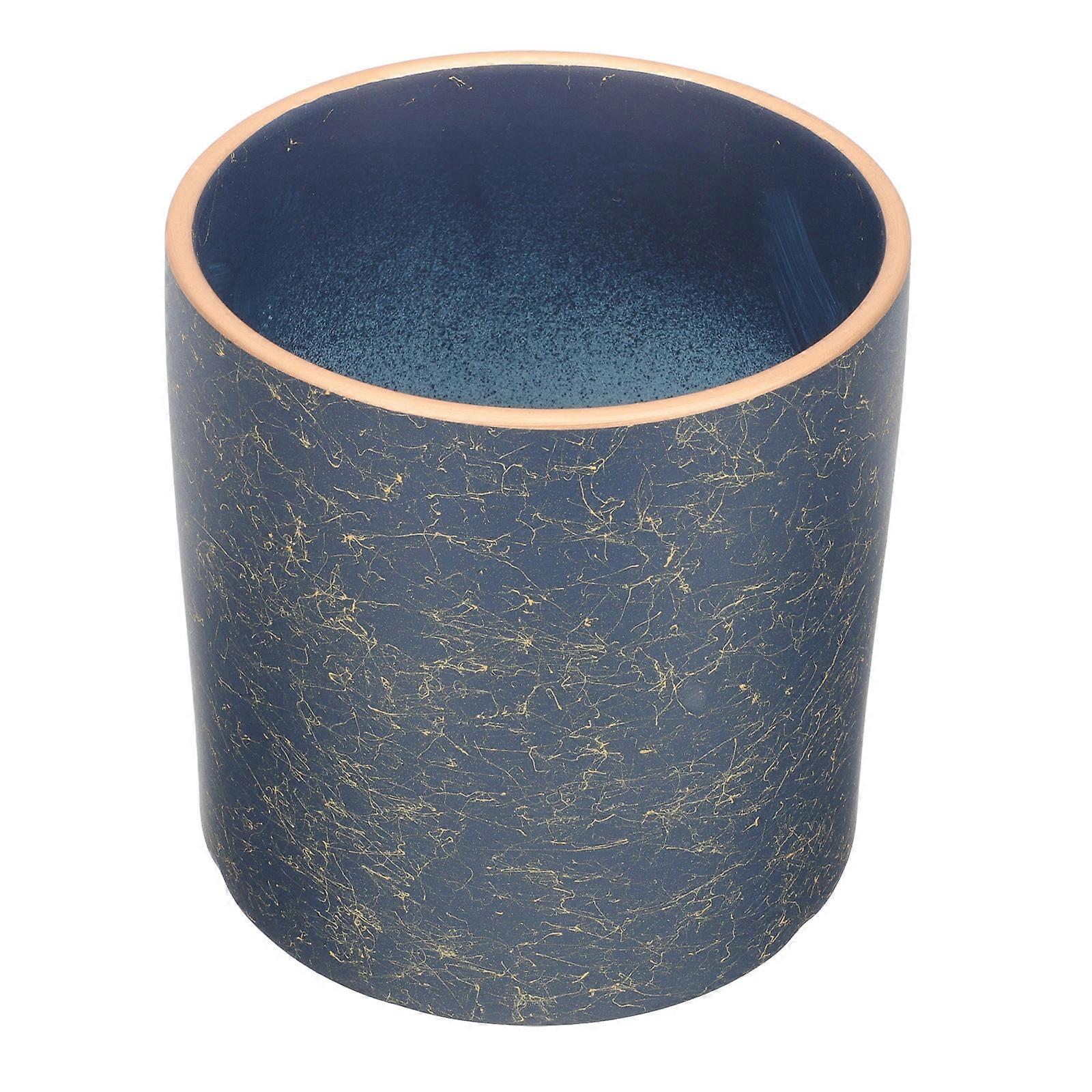 Simple Ceramic Flowerpot Desktop Flower Holder 1 Set Decorative Flowerpot
